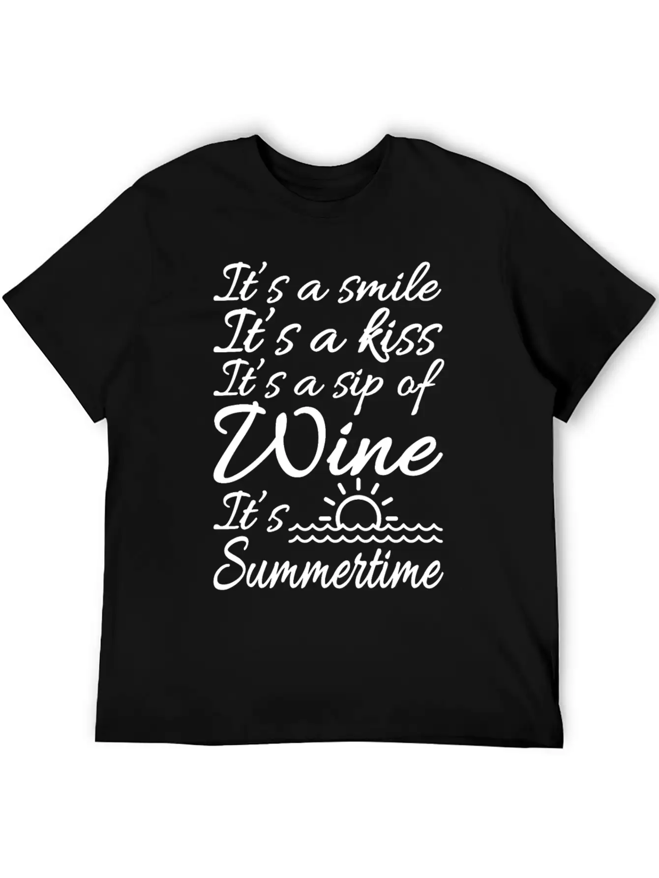 Summer Breathable Graphic T-Shirt – Perfect For Casual Days