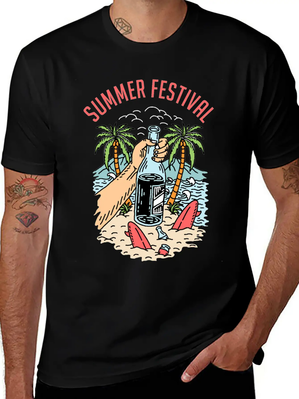 Summer Festival Breathable Soft Cotton T-Shirt – Timeless Casual Look