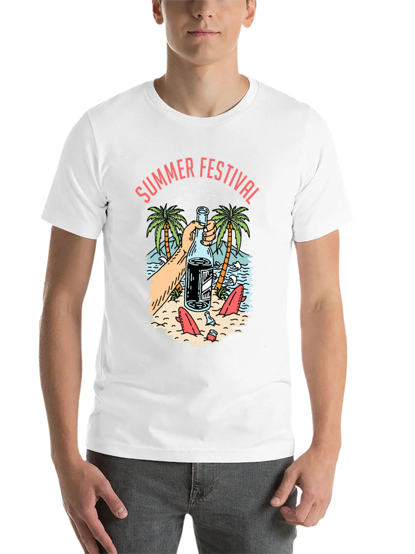 Summer Festival Breathable Soft Cotton T-Shirt – Timeless Casual Look