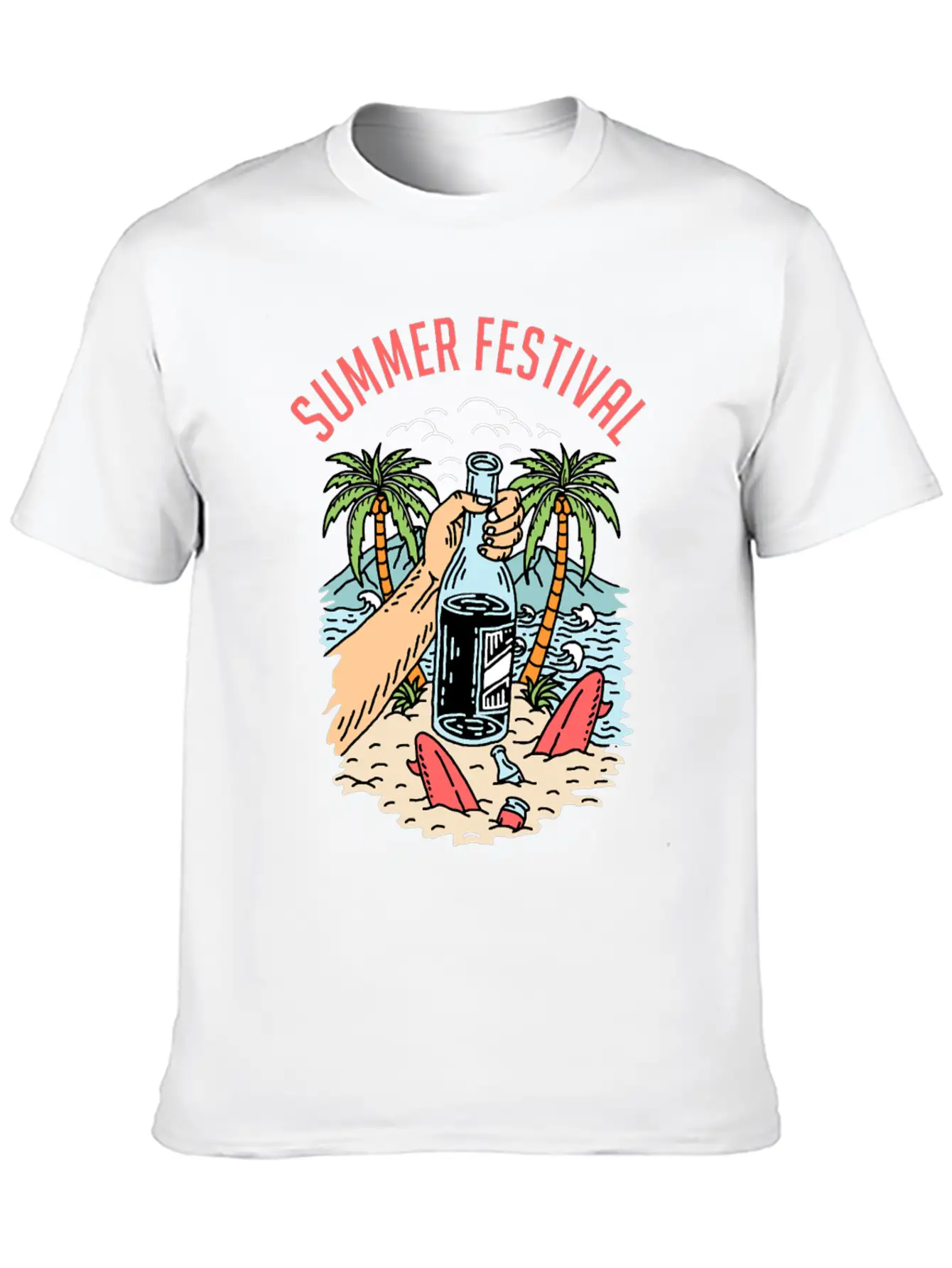 Summer Festival Breathable Soft Cotton T-Shirt – Timeless Casual Look