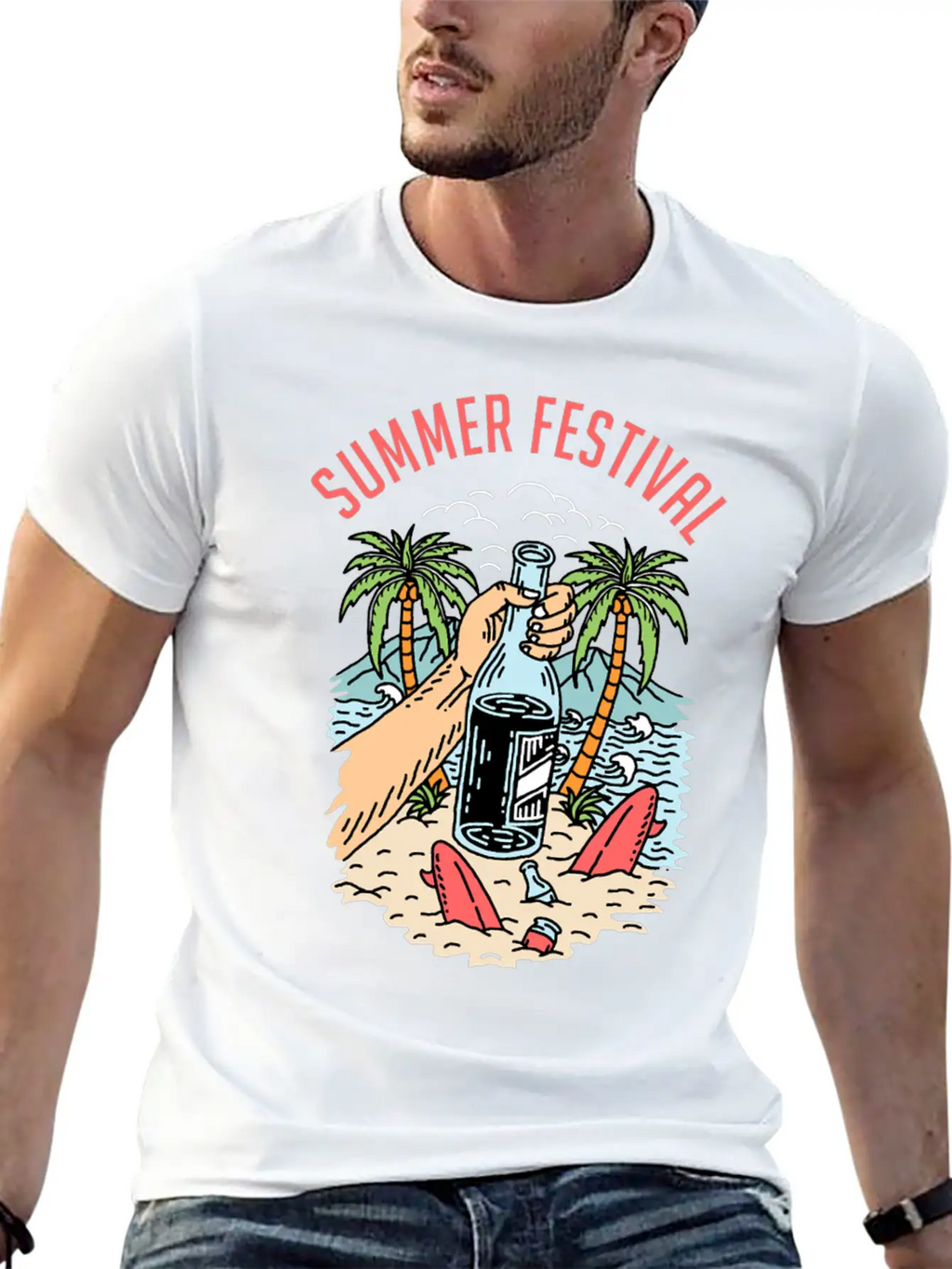 Summer Festival Breathable Soft Cotton T-Shirt – Timeless Casual Look