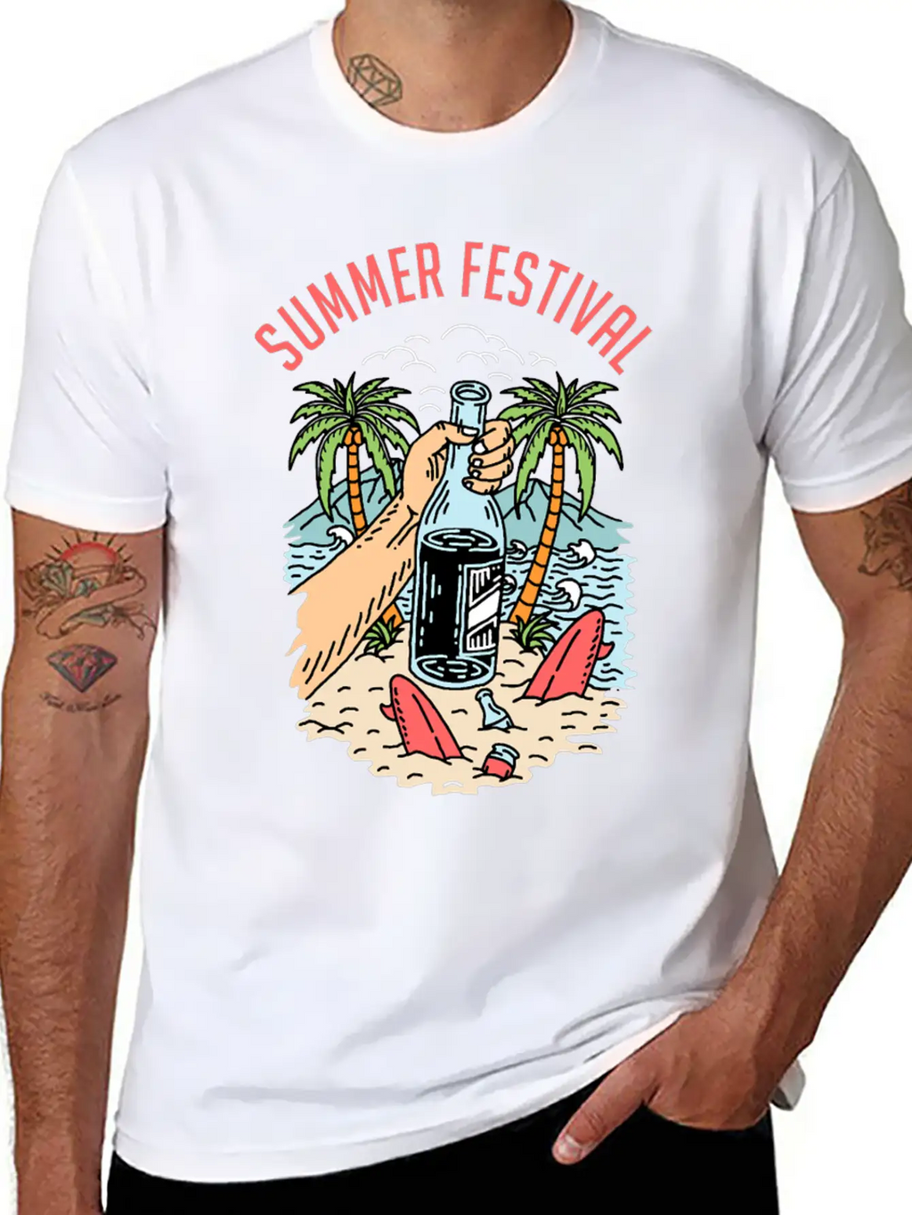 Summer Festival Breathable Soft Cotton T-Shirt – Timeless Casual Look