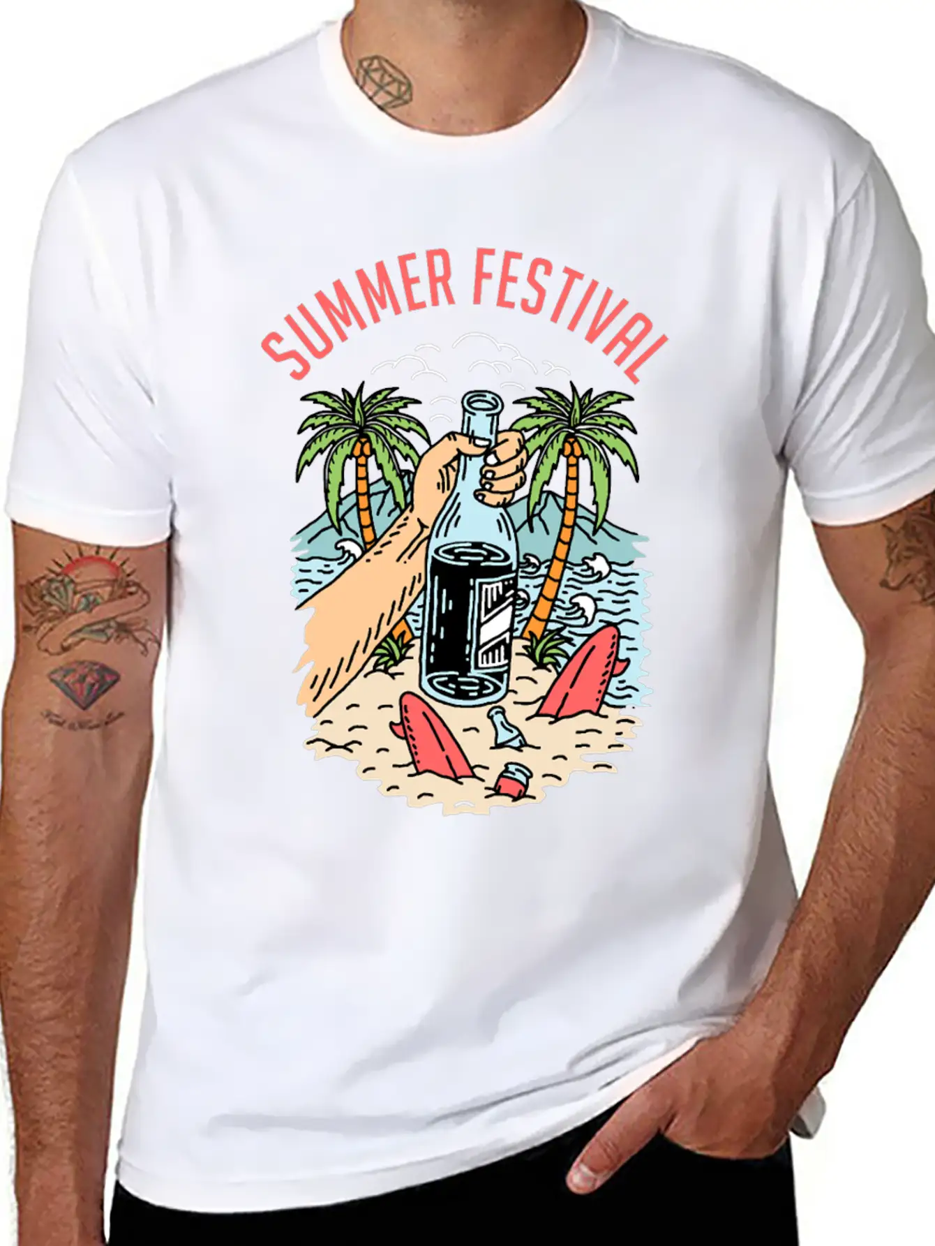 Summer Festival Breathable Soft Cotton T-Shirt – Timeless Casual Look