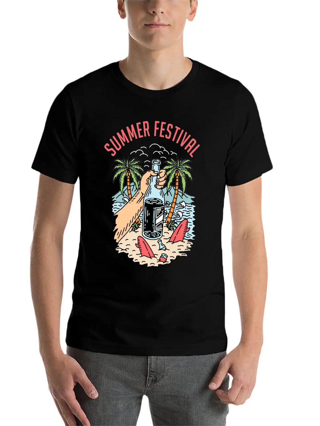 Summer Festival Breathable Soft Cotton T-Shirt – Timeless Casual Look