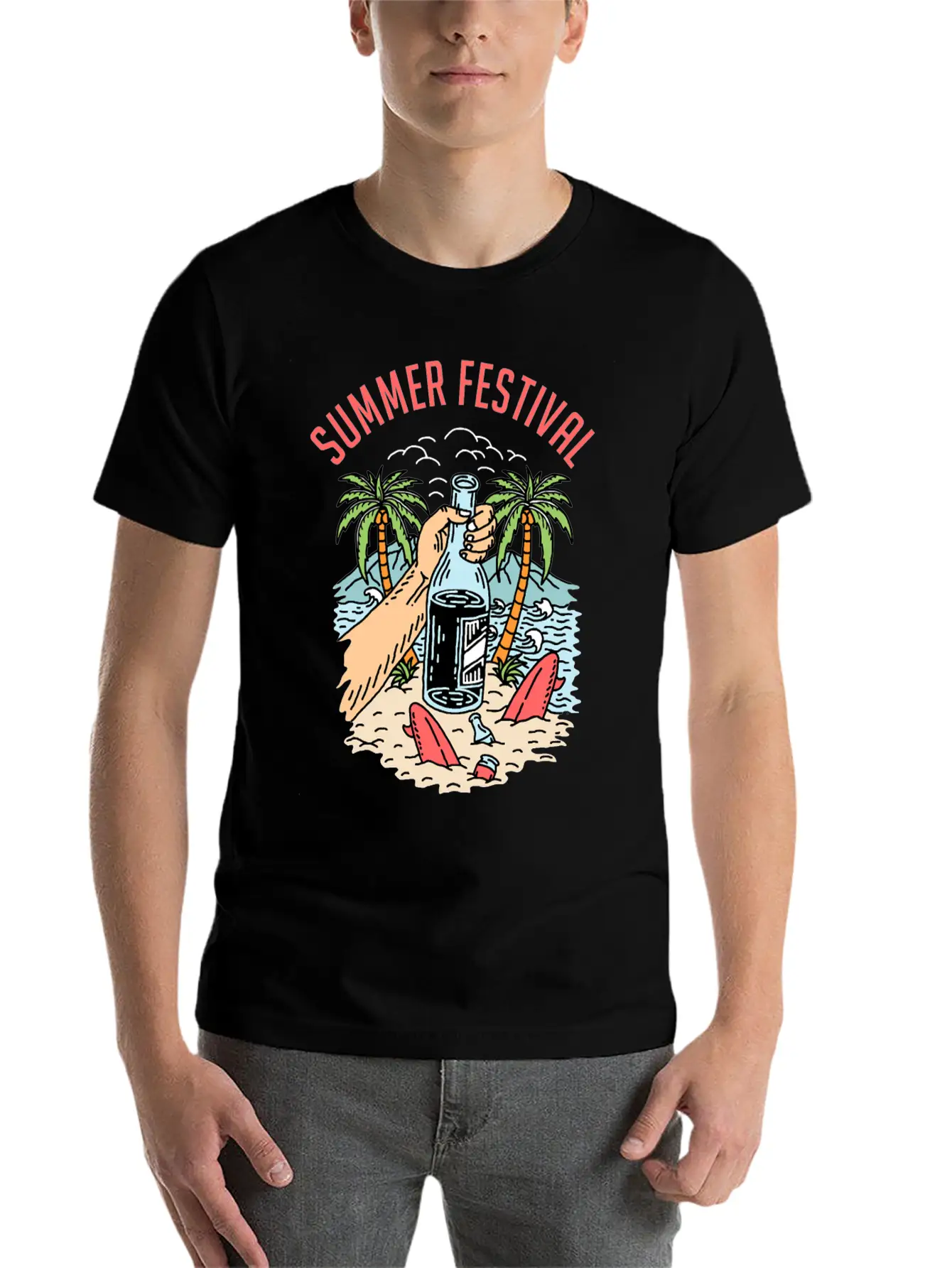 Summer Festival Breathable Soft Cotton T-Shirt – Timeless Casual Look