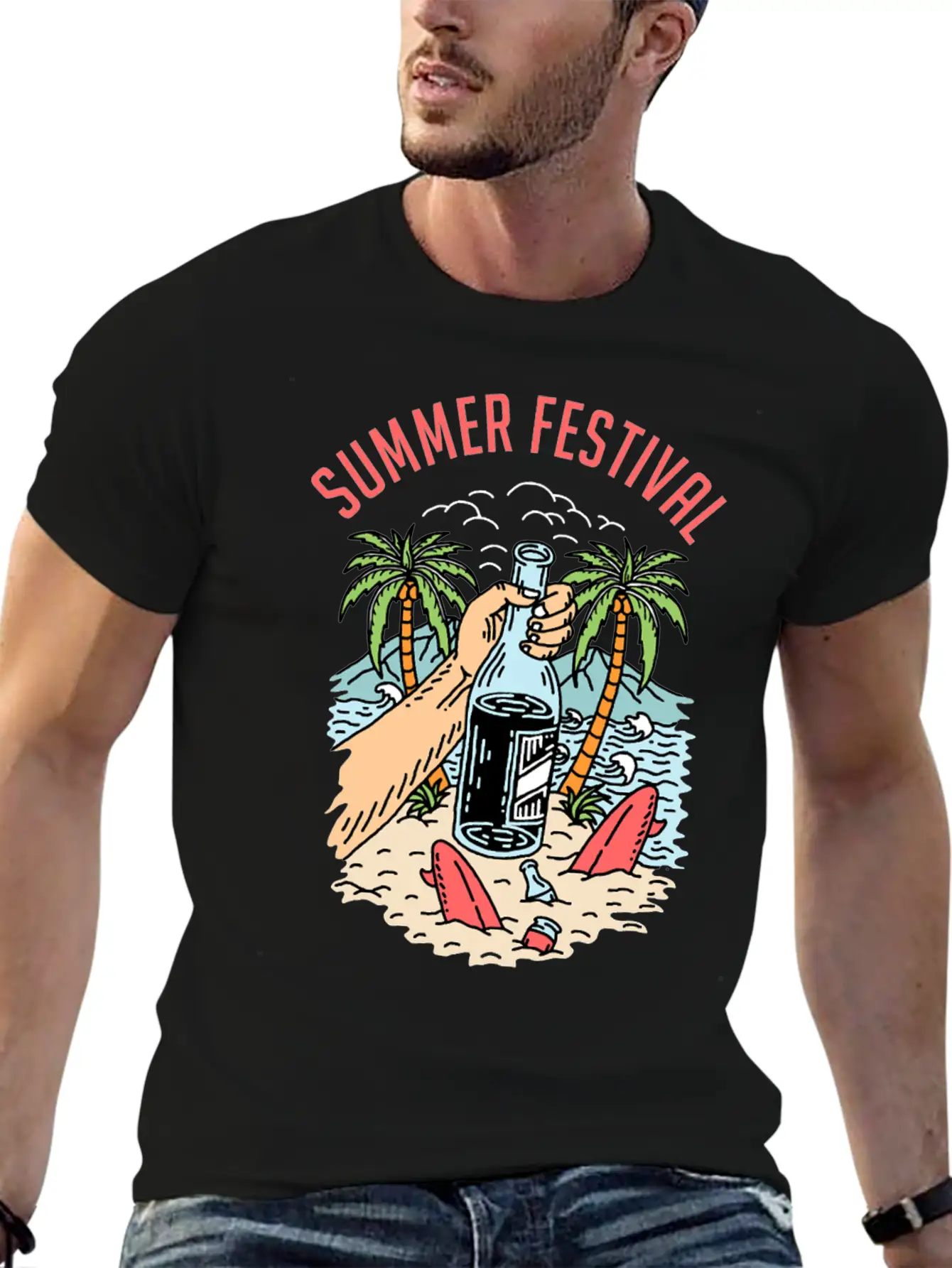 Summer Festival Breathable Soft Cotton T-Shirt – Timeless Casual Look