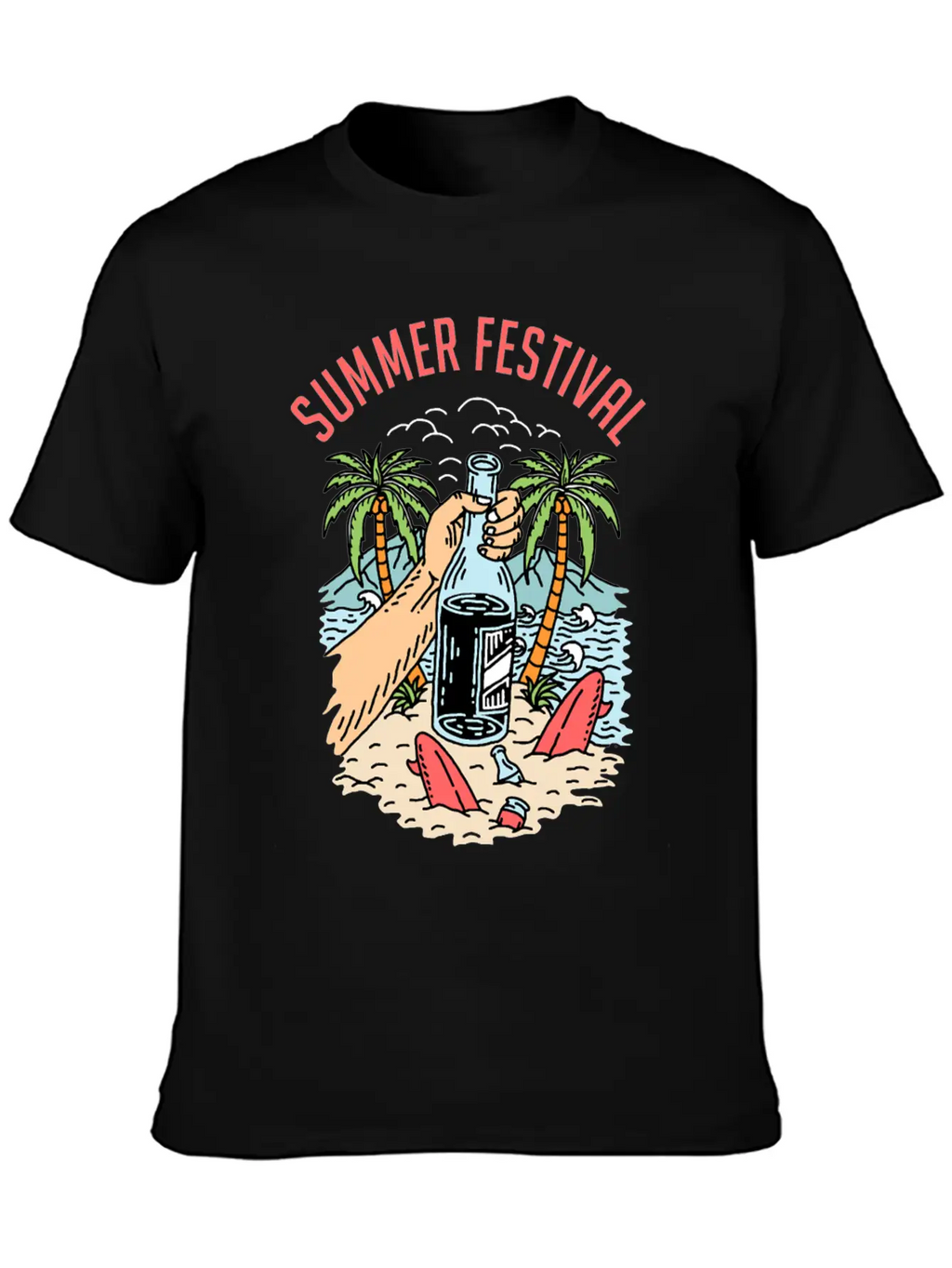 Summer Festival Breathable Soft Cotton T-Shirt – Timeless Casual Look