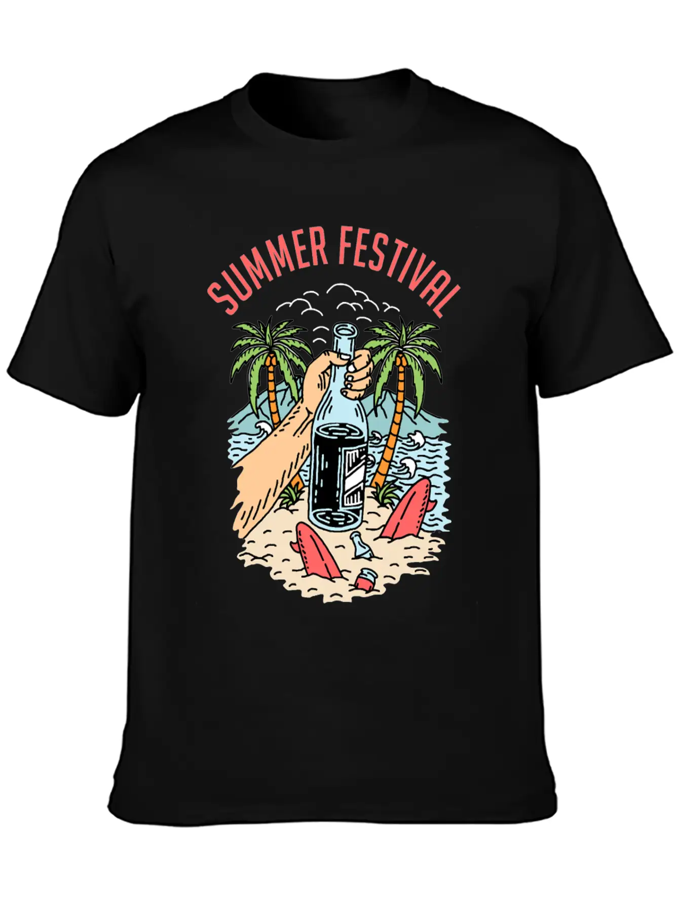 Summer Festival Breathable Soft Cotton T-Shirt – Timeless Casual Look