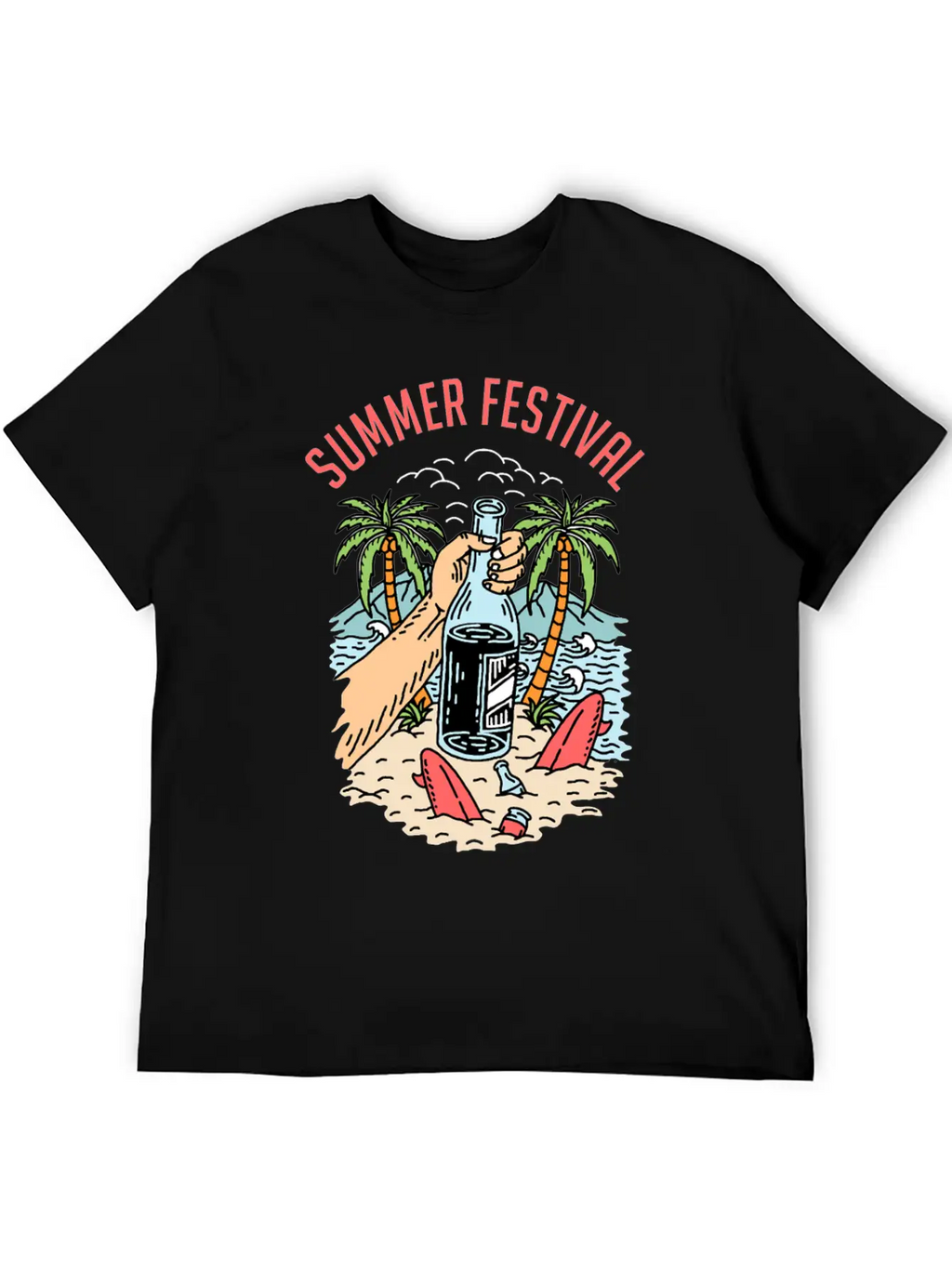 Summer Festival Breathable Soft Cotton T-Shirt – Timeless Casual Look