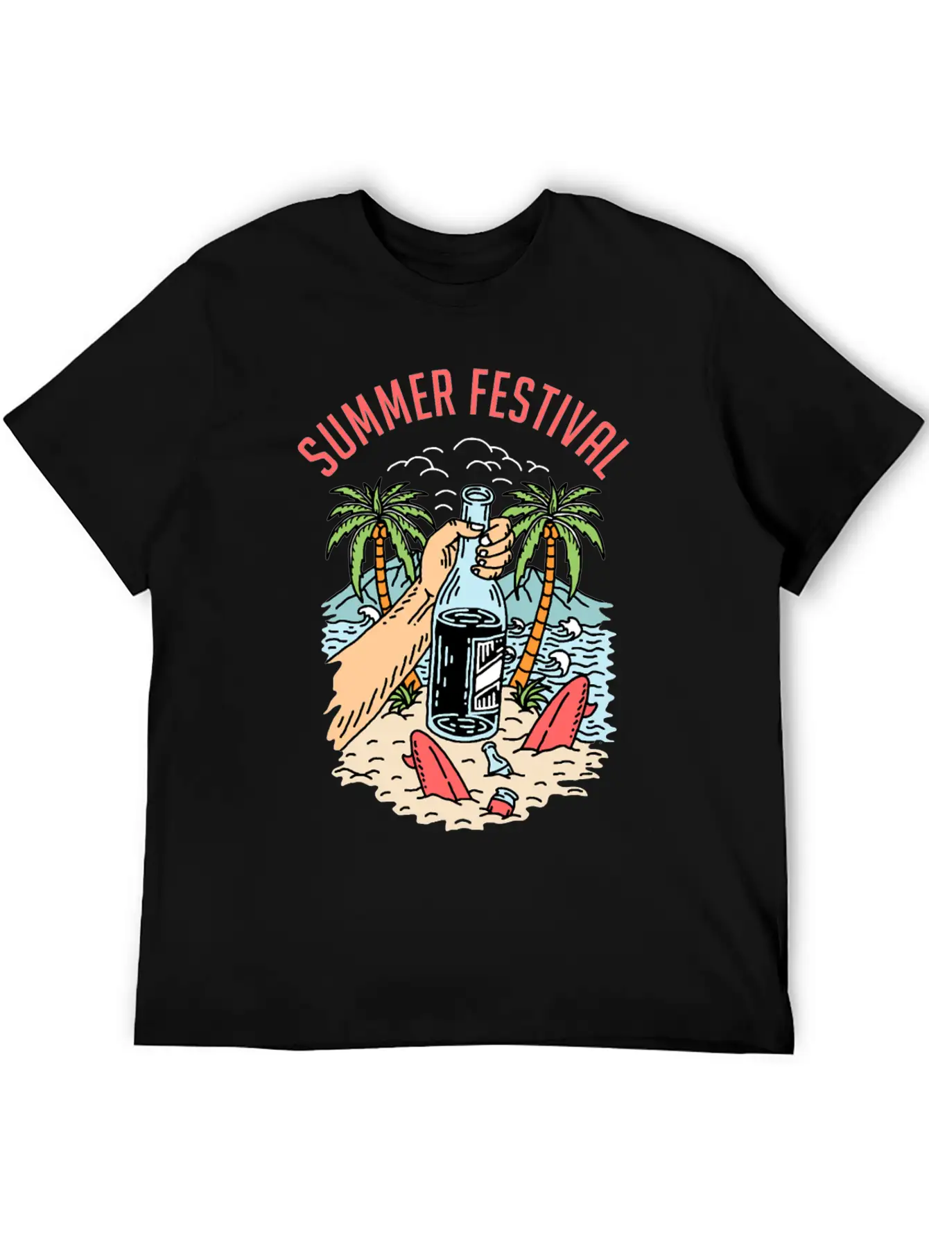 Summer Festival Breathable Soft Cotton T-Shirt – Timeless Casual Look