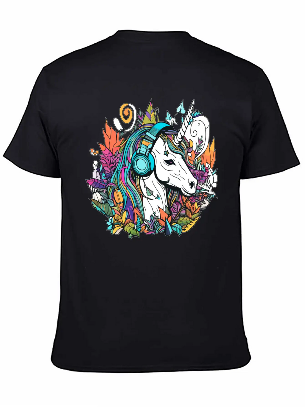 Summer Festival Techno Music Unicorn Dj Classic Cotton Tee – Unisex Comfort For Any Season