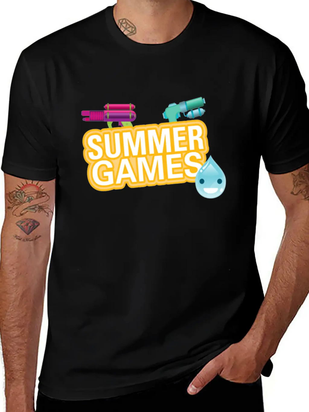 Summer Games Breathable Graphic T-Shirt – Perfect For Casual Days