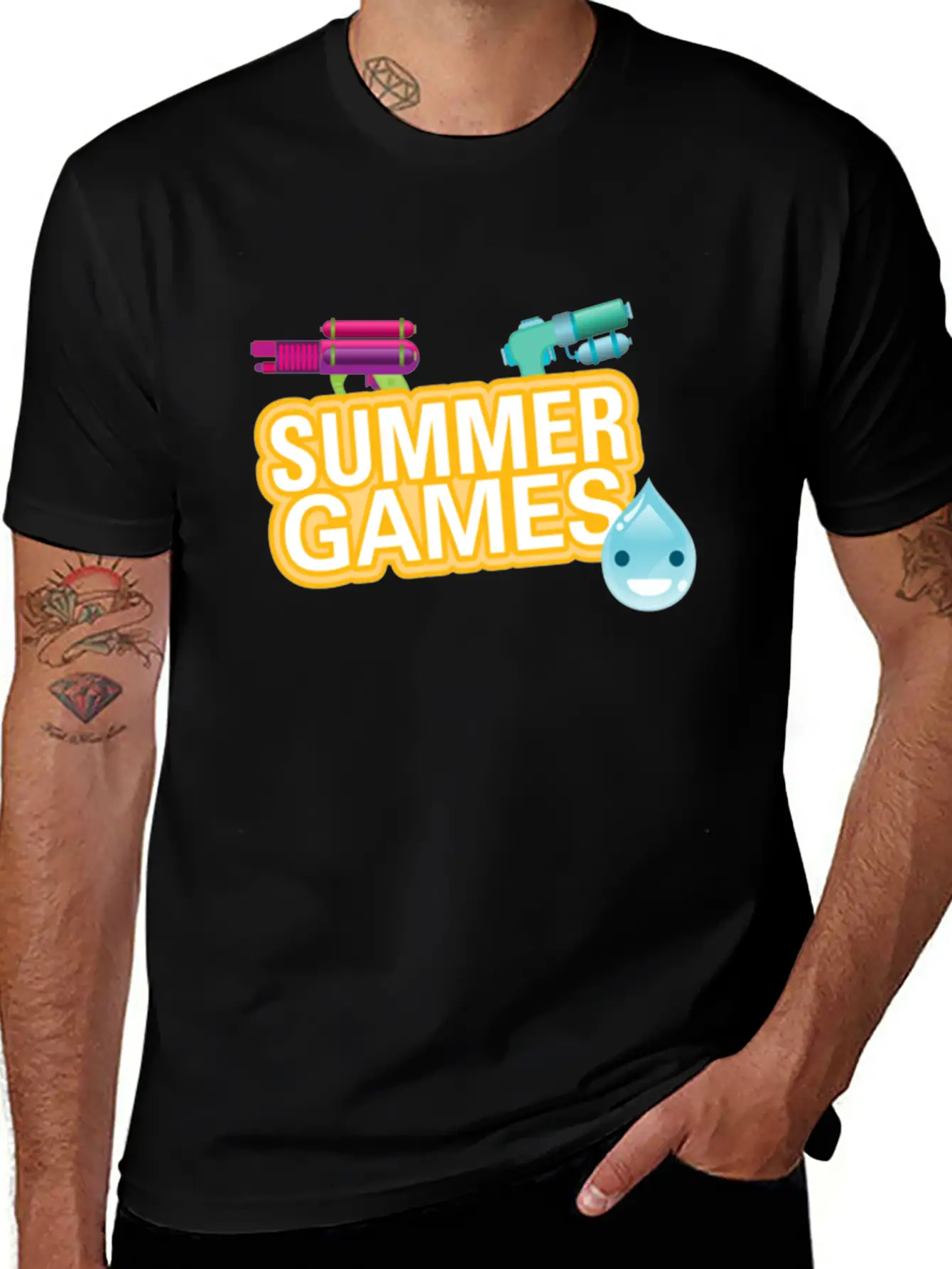 Summer Games Breathable Graphic T-Shirt – Perfect For Casual Days