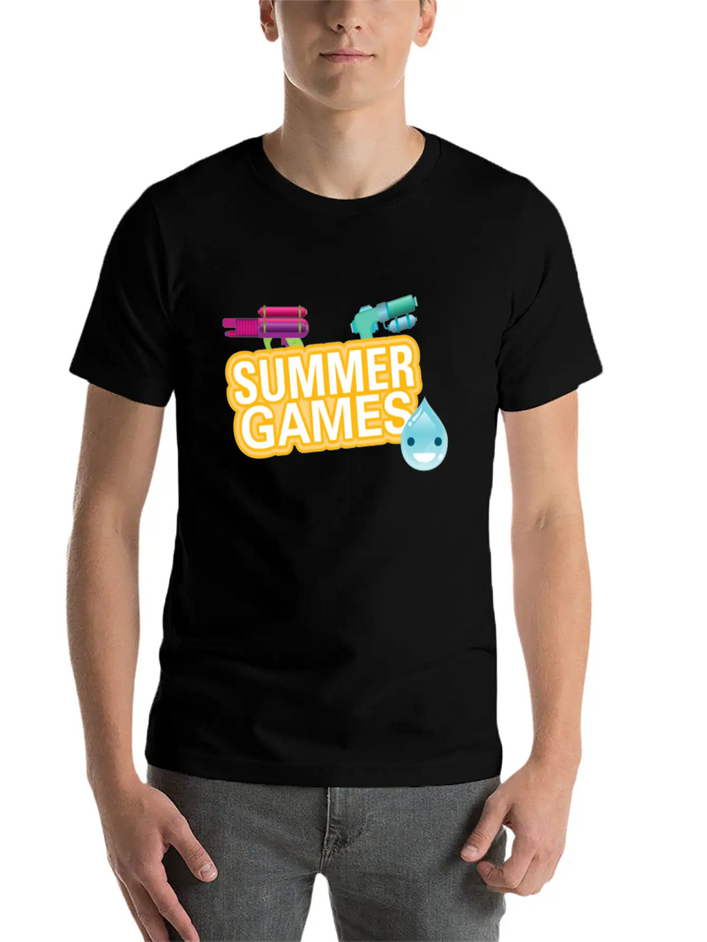 Summer Games Breathable Graphic T-Shirt – Perfect For Casual Days
