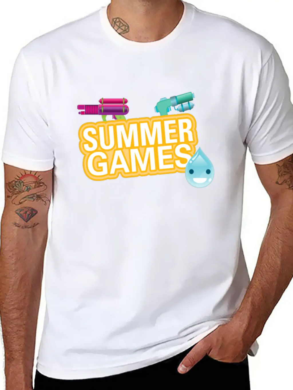 Summer Games Breathable Graphic T-Shirt – Perfect For Casual Days