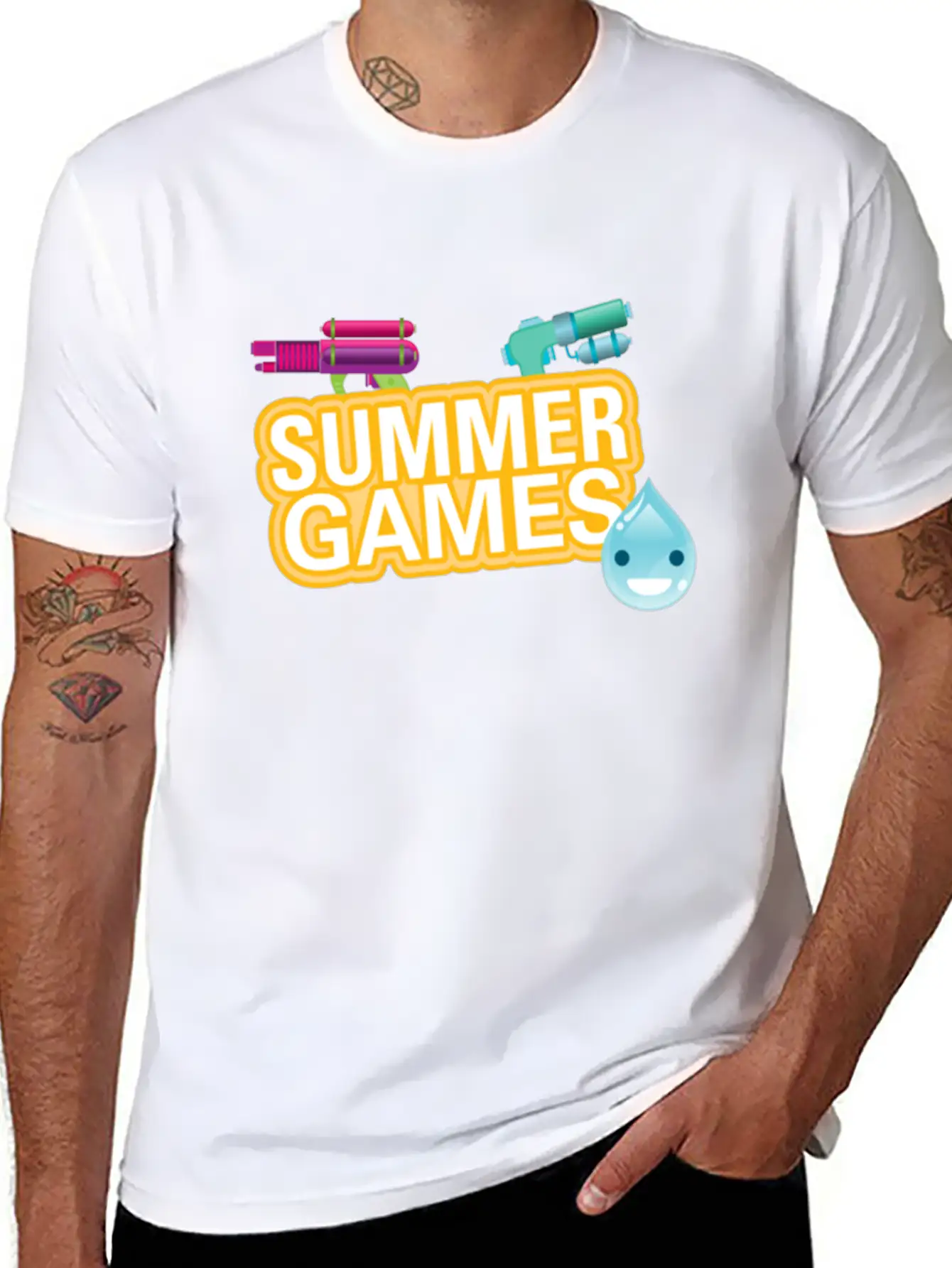 Summer Games Breathable Graphic T-Shirt – Perfect For Casual Days