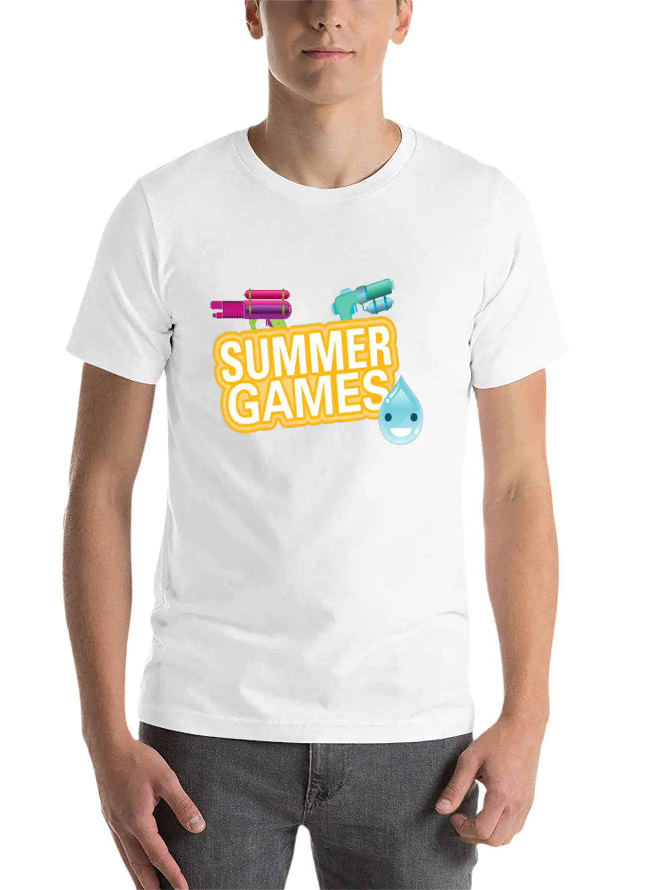 Summer Games Breathable Graphic T-Shirt – Perfect For Casual Days