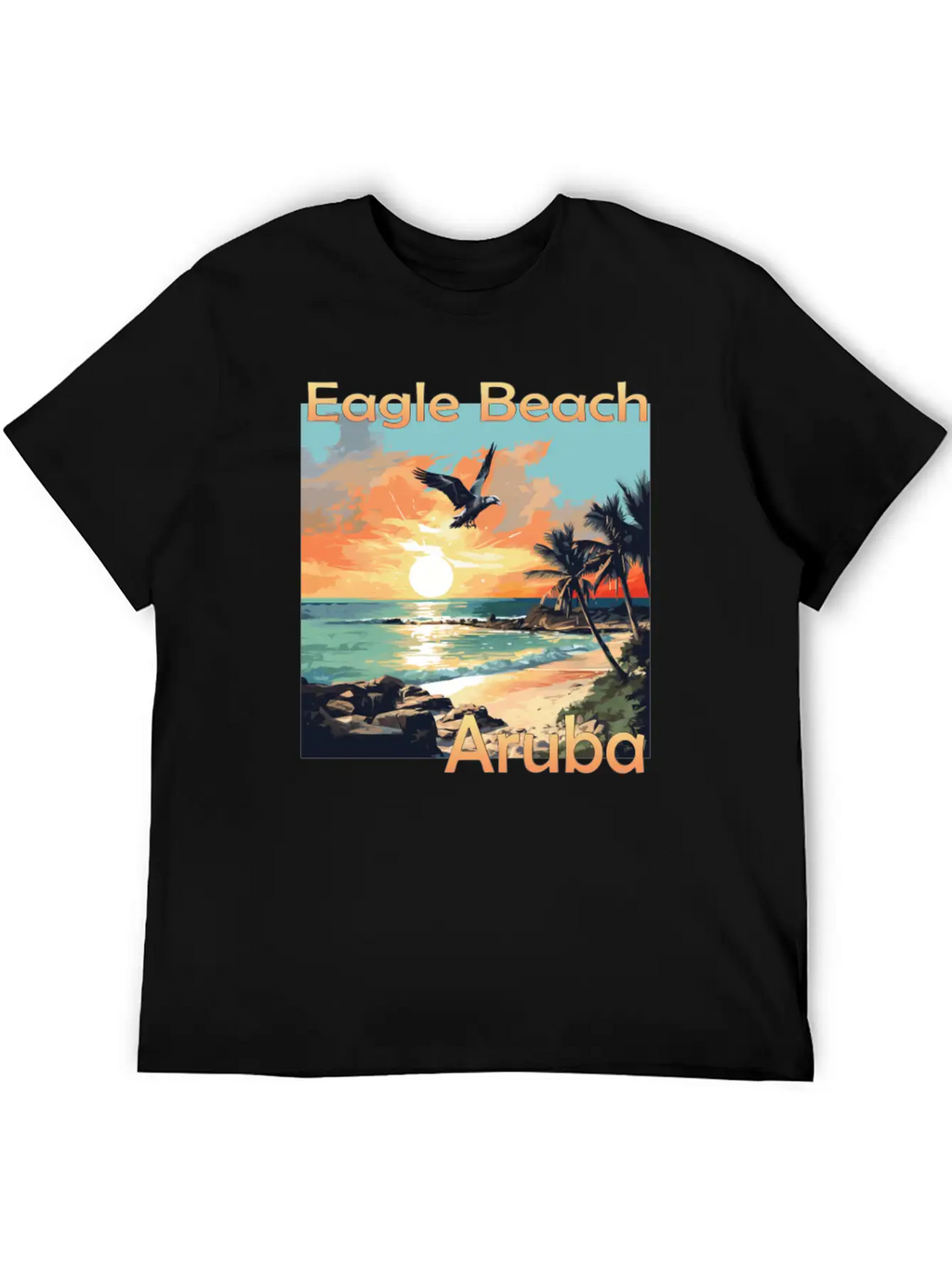 Summer Getaway In Aruba: Relaxation At Eagle Beach Classic Cotton Tee – Unisex Comfort For Any Season