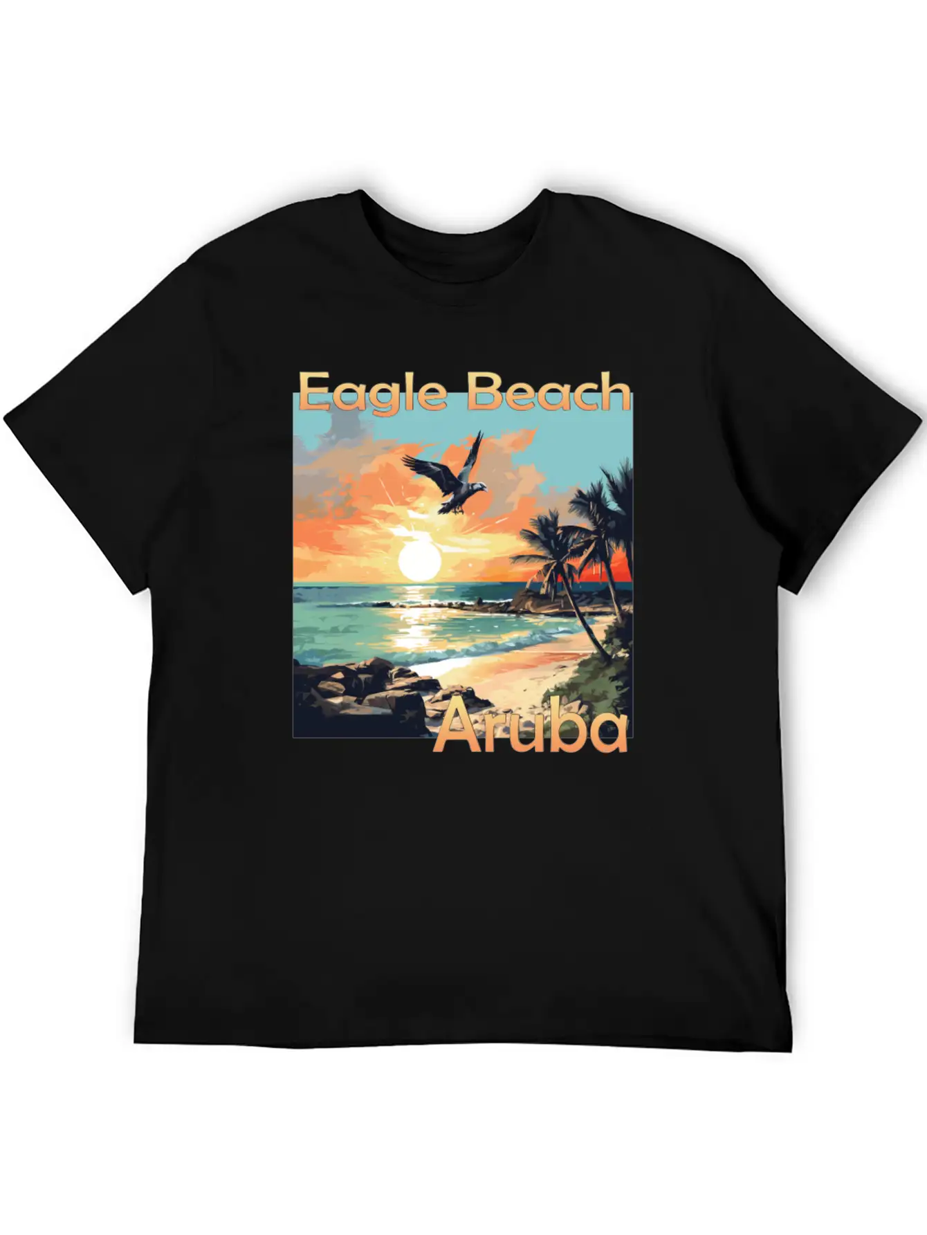 Summer Getaway In Aruba: Relaxation At Eagle Beach Classic Cotton Tee – Unisex Comfort For Any Season