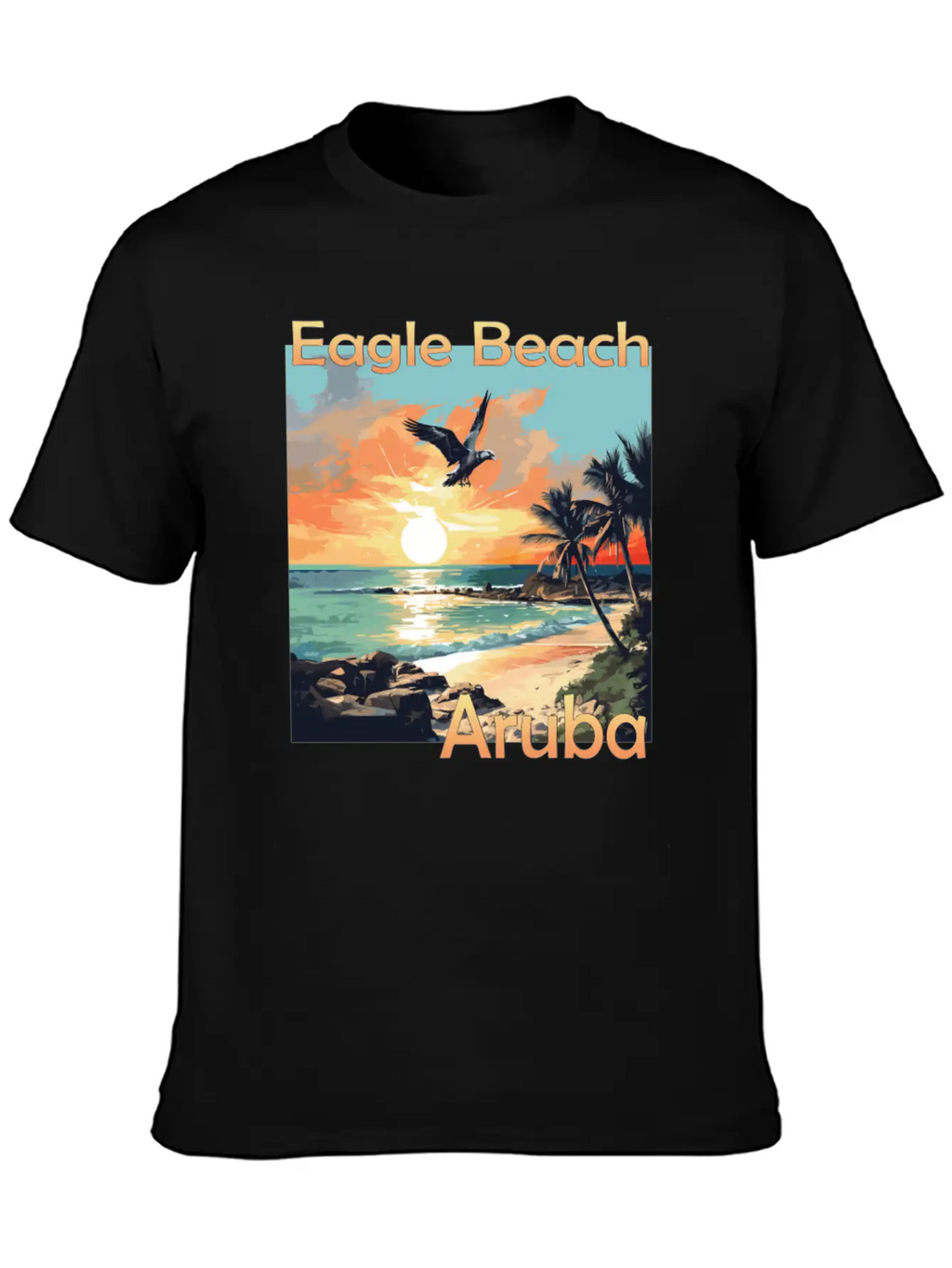 Summer Getaway In Aruba: Relaxation At Eagle Beach Classic Cotton Tee – Unisex Comfort For Any Season