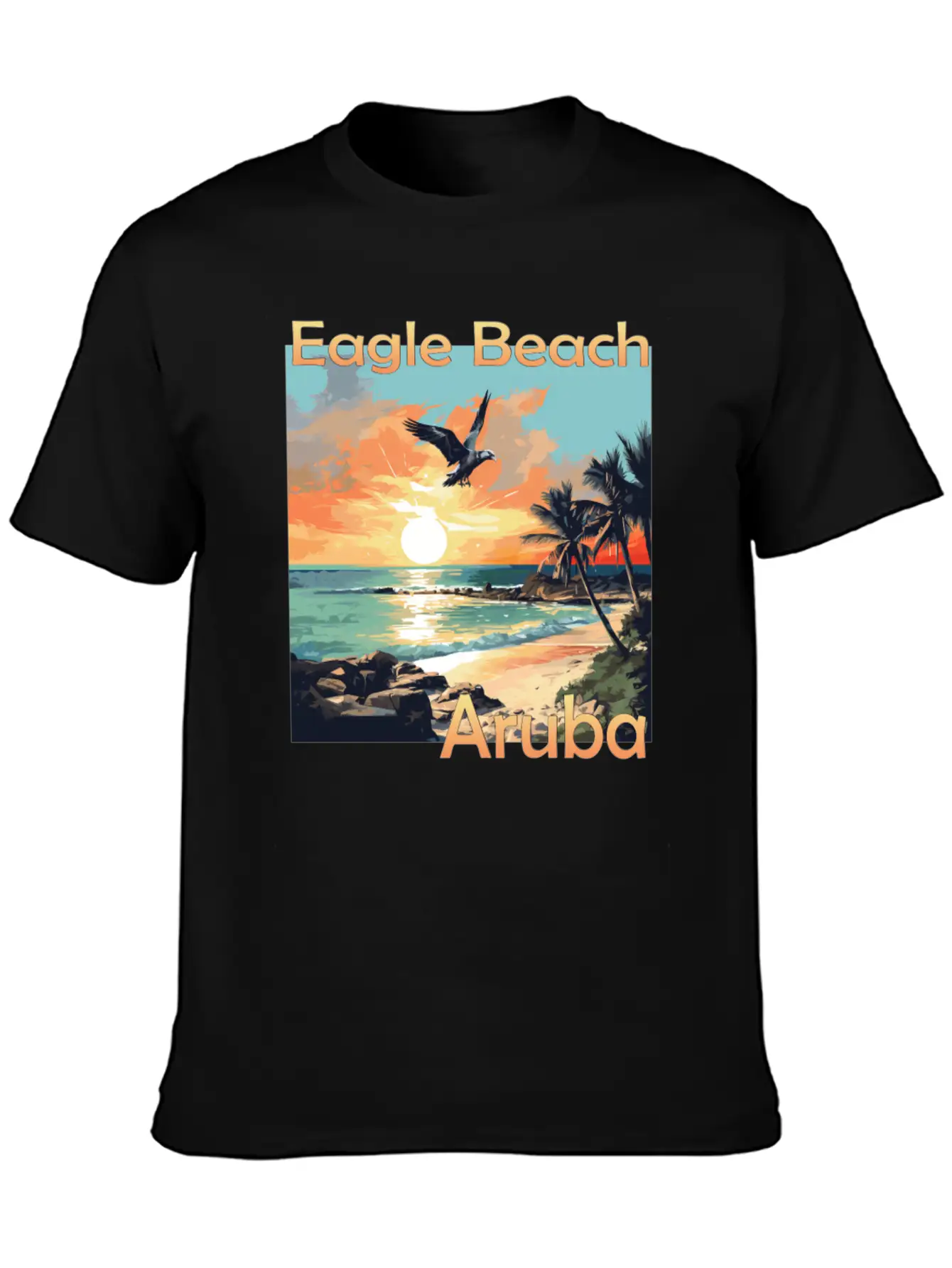 Summer Getaway In Aruba: Relaxation At Eagle Beach Classic Cotton Tee – Unisex Comfort For Any Season
