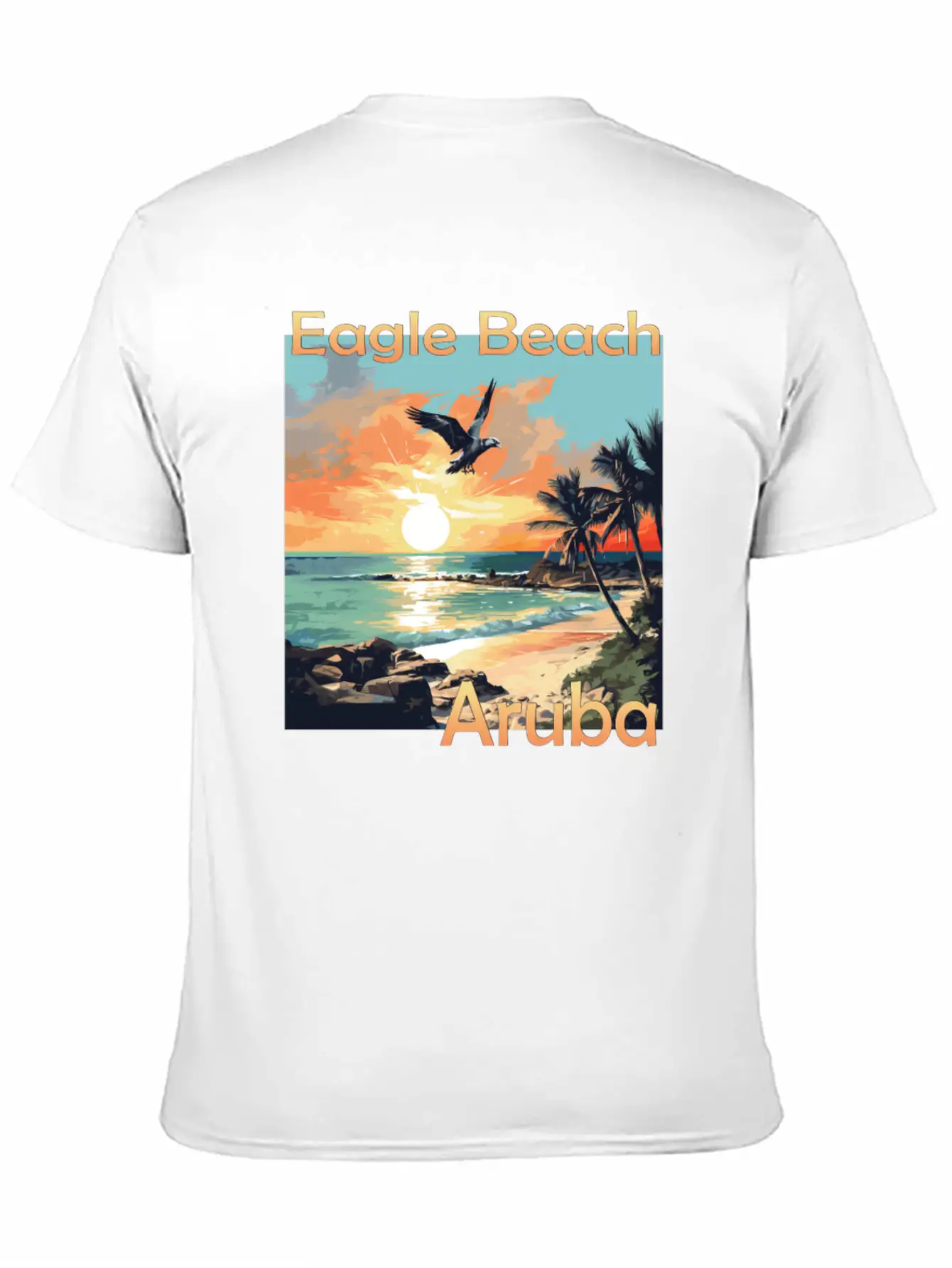 Summer Getaway In Aruba: Relaxation At Eagle Beach Classic Cotton Tee – Unisex Comfort For Any Season