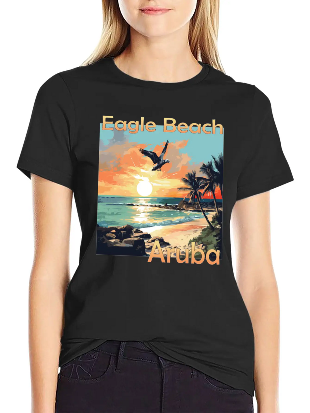 Summer Getaway In Aruba: Relaxation At Eagle Beach Classic Cotton Tee – Unisex Comfort For Any Season