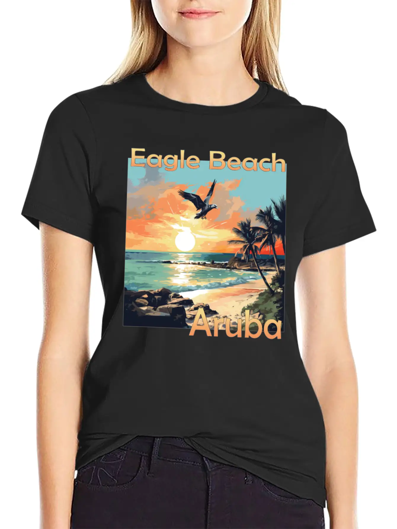 Summer Getaway In Aruba: Relaxation At Eagle Beach Classic Cotton Tee – Unisex Comfort For Any Season
