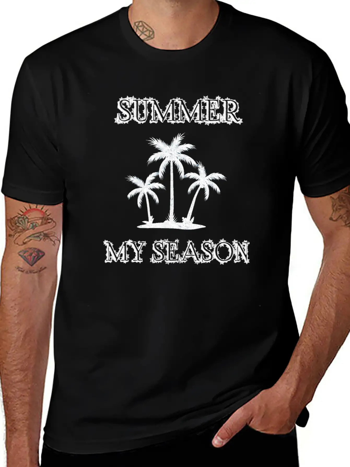 Summer Is My Season Gift Classic Cotton Tee – Unisex Comfort For Any Season