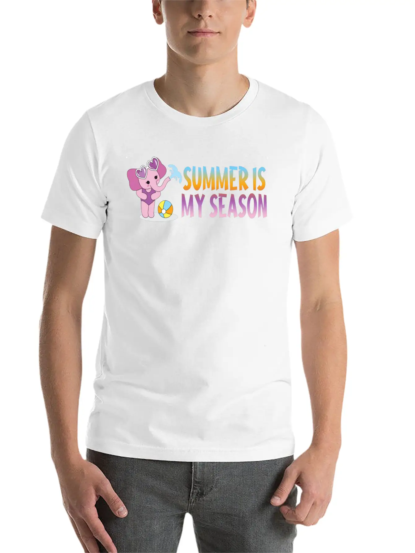 Summer Is My Season Stylish Everyday T-Shirt – Unisex Basic Cotton Tee