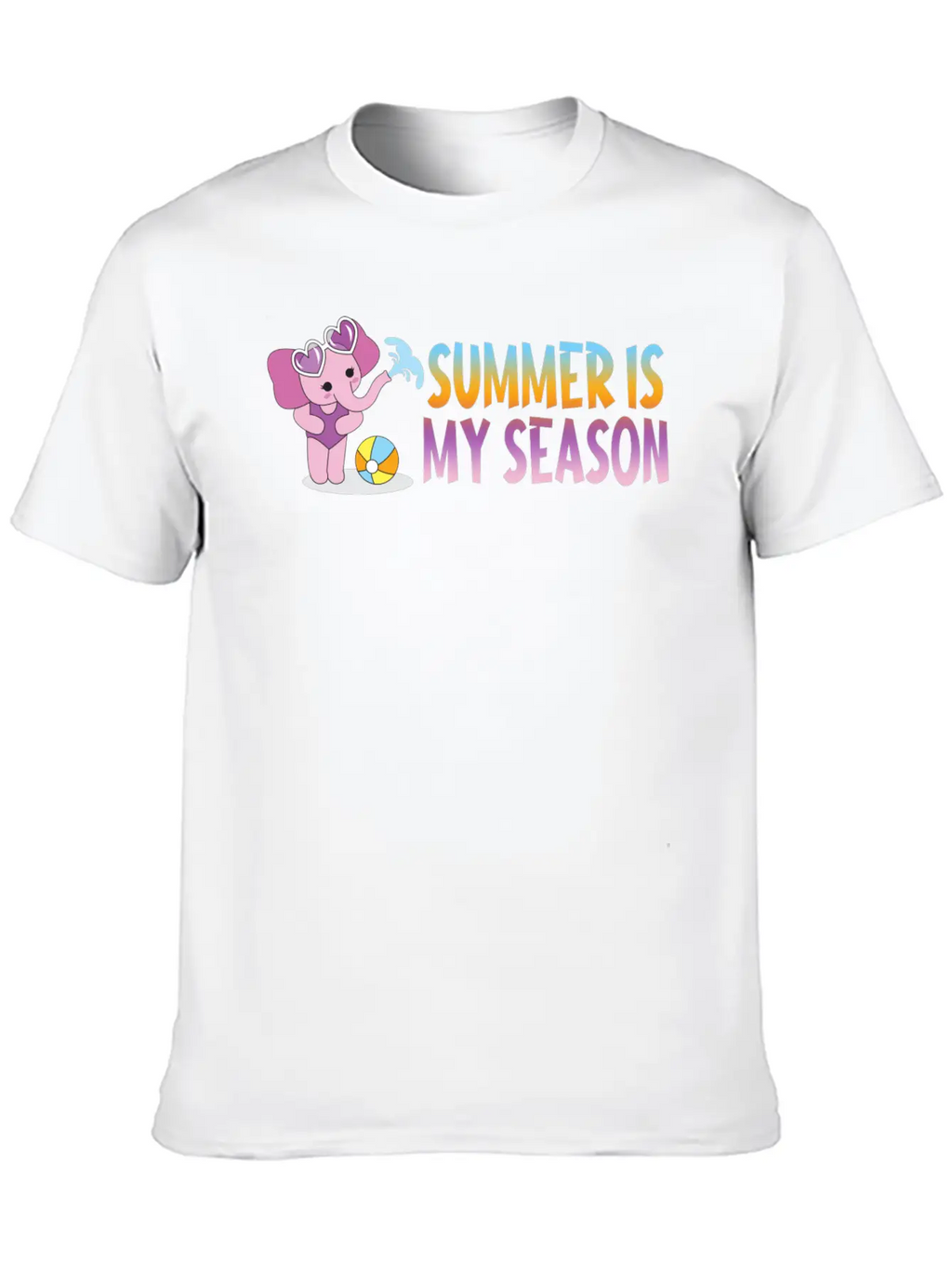 Summer Is My Season Stylish Everyday T-Shirt – Unisex Basic Cotton Tee