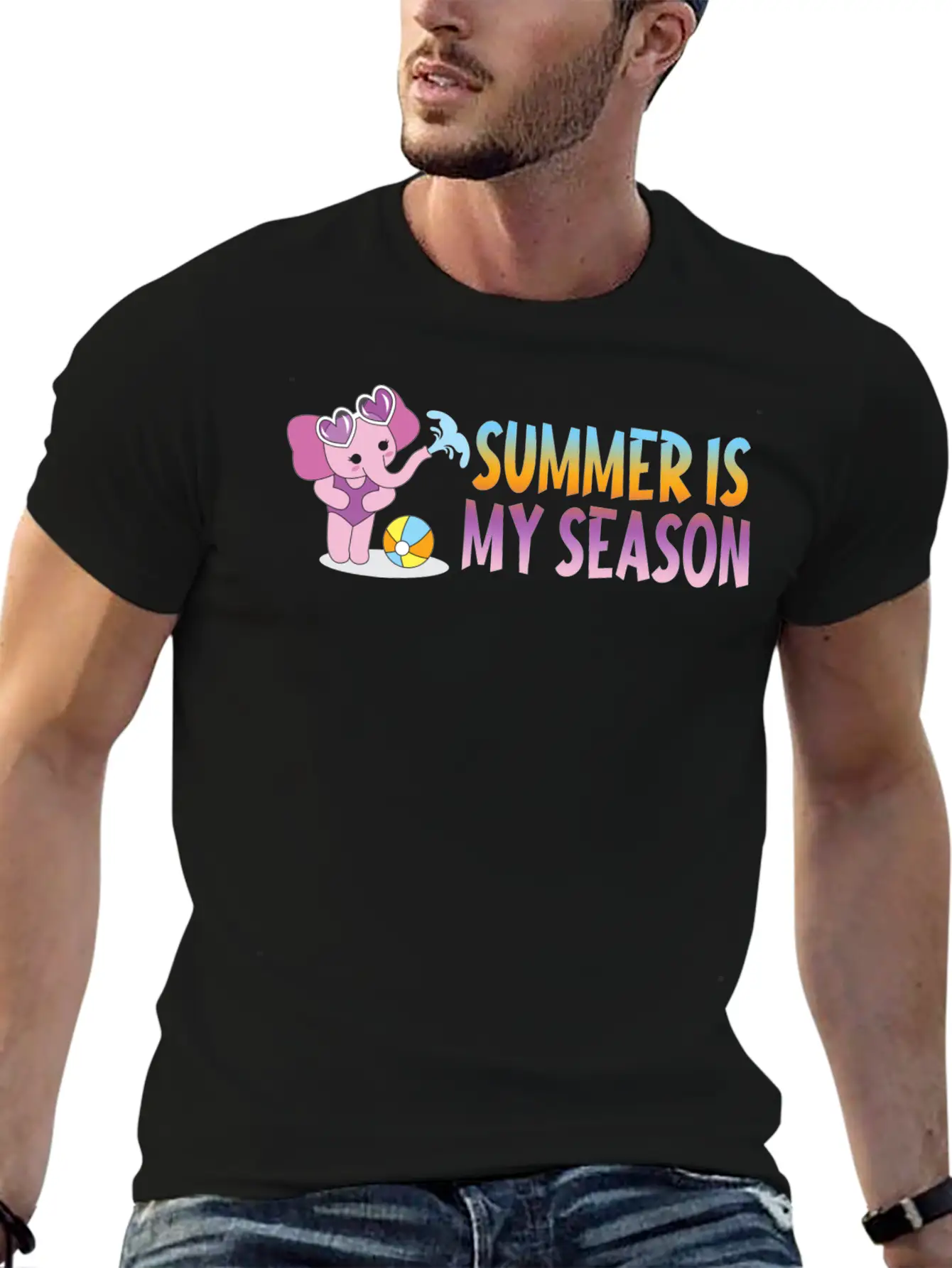 Summer Is My Season Stylish Everyday T-Shirt – Unisex Basic Cotton Tee