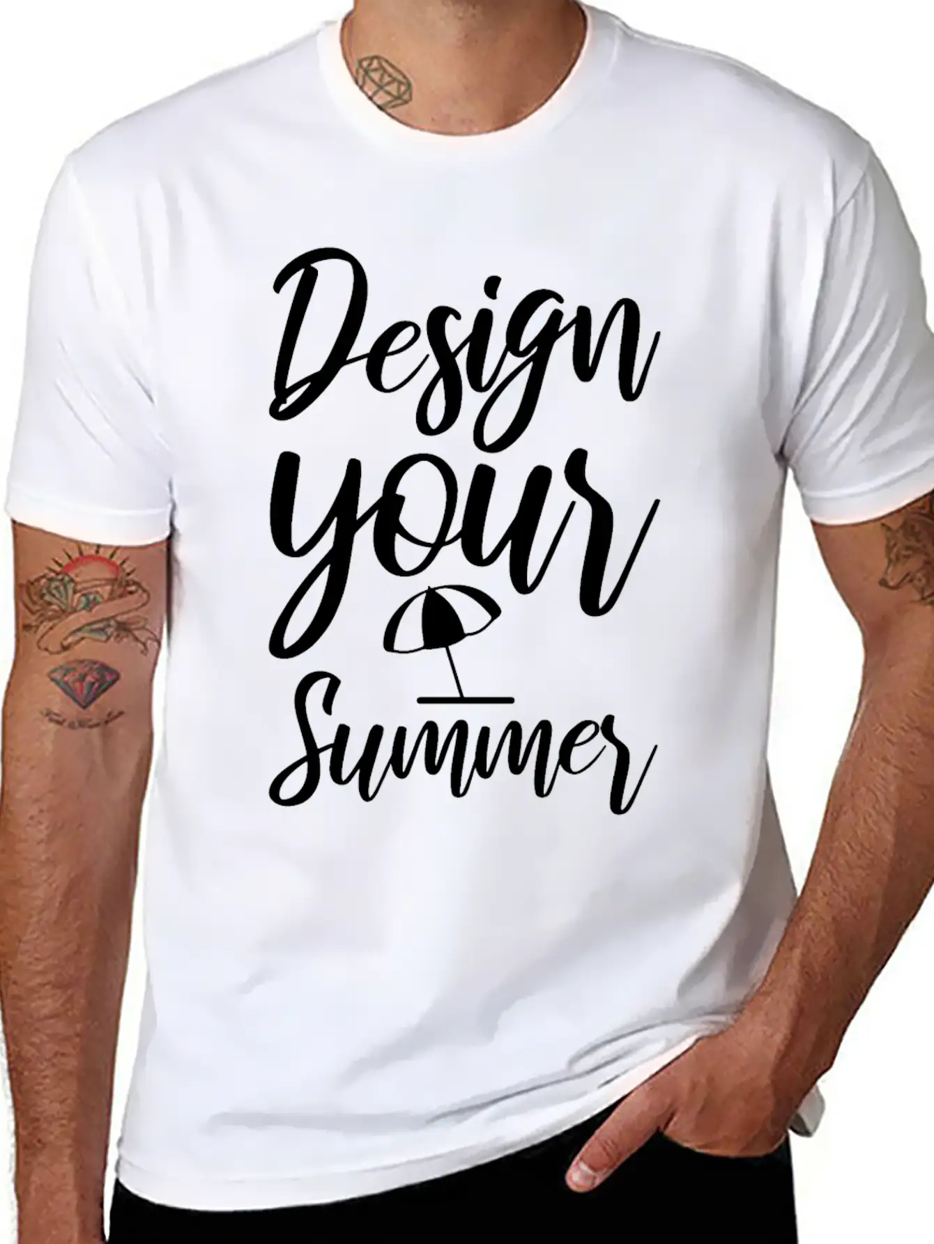 Summer Modern Fit Casual T-Shirt – Clean And Versatile Design