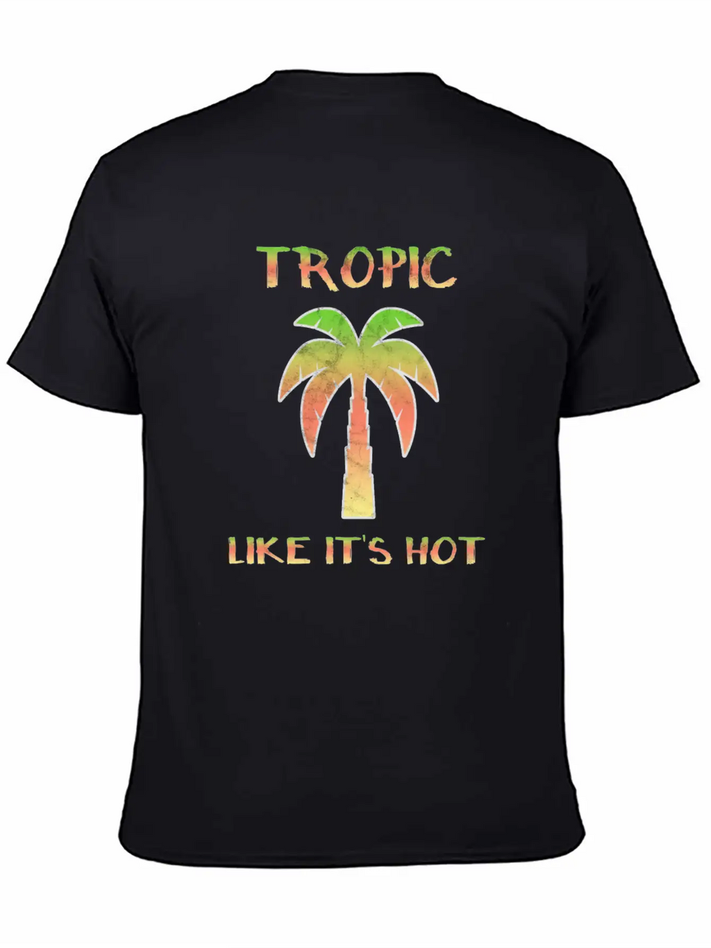 Summer Palm Trees Sun Tropics Beach Fun Breathable Soft Cotton T-Shirt – Timeless Casual Look