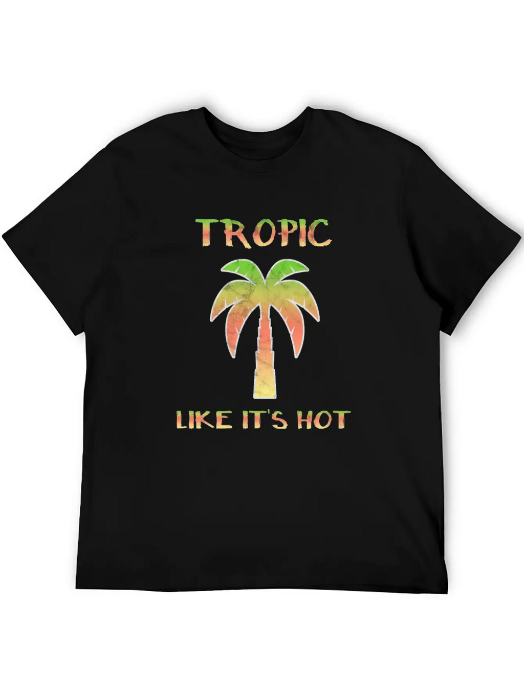 Summer Palm Trees Sun Tropics Beach Fun Breathable Soft Cotton T-Shirt – Timeless Casual Look