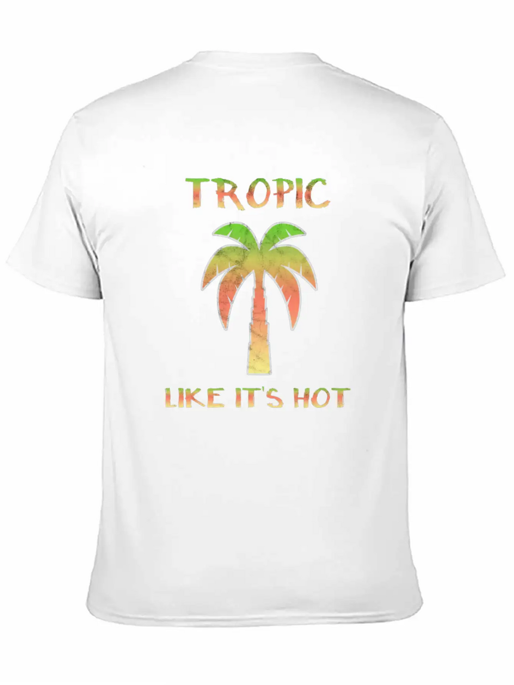 Summer Palm Trees Sun Tropics Beach Fun Breathable Soft Cotton T-Shirt – Timeless Casual Look