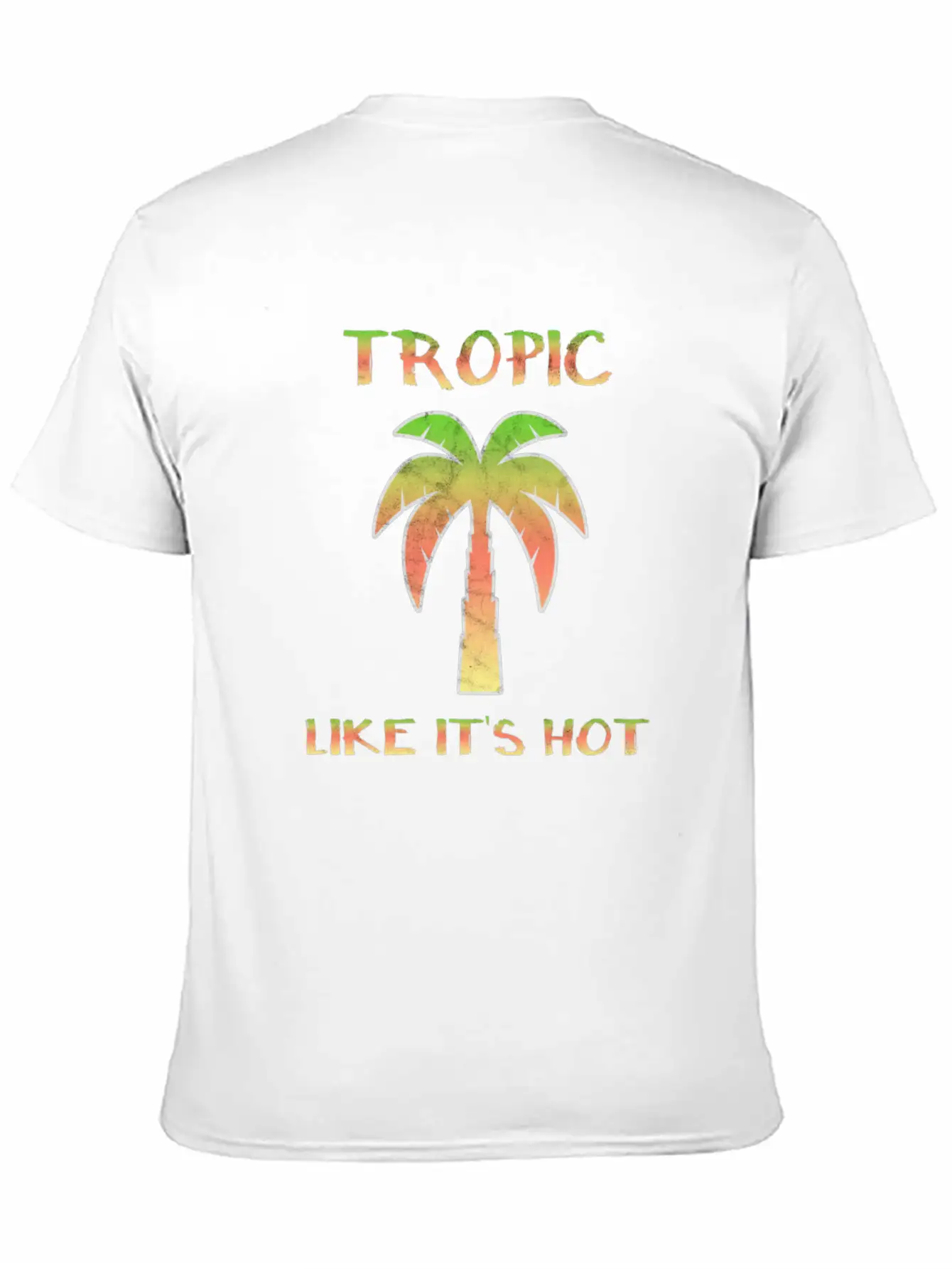 Summer Palm Trees Sun Tropics Beach Fun Breathable Soft Cotton T-Shirt – Timeless Casual Look