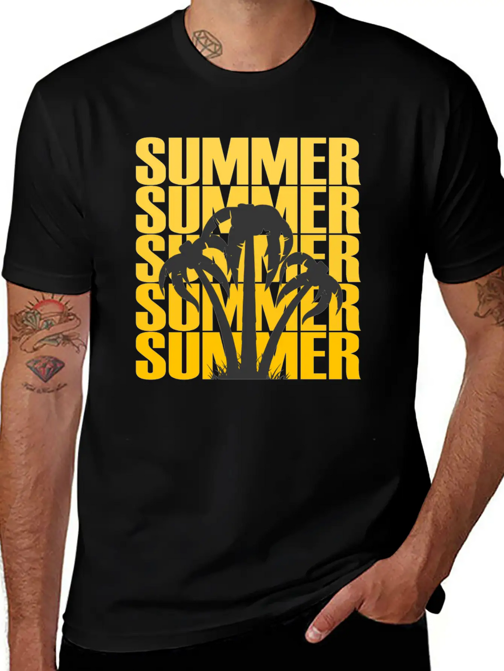 Summer Summer Summer Summer Summer Sun Gift Basic Graphic T-Shirt – Daily Comfort In Soft Cotton