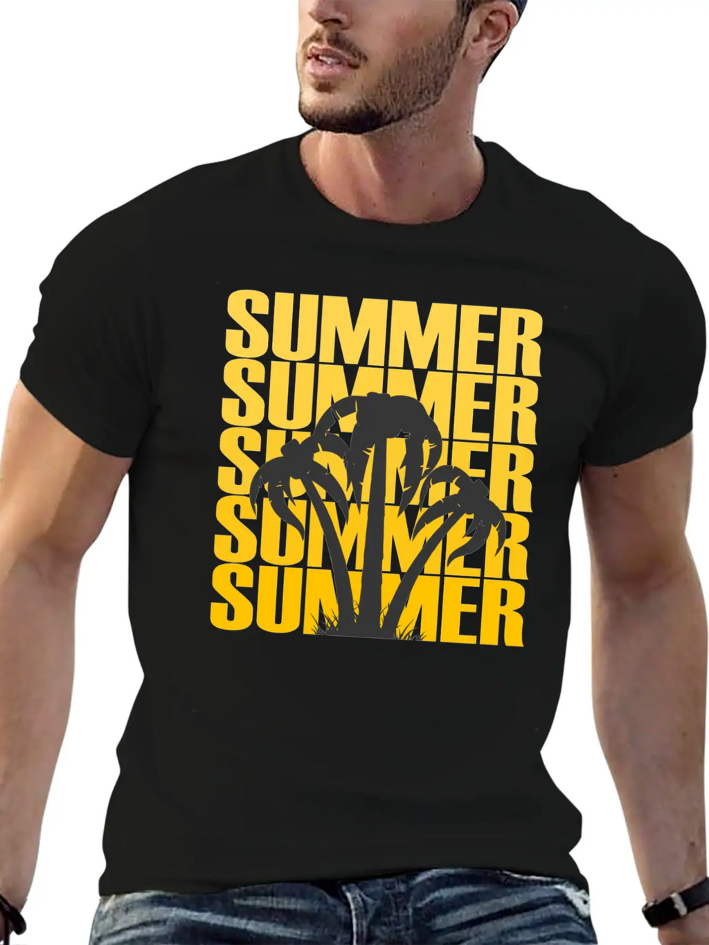 Summer Summer Summer Summer Summer Sun Gift Basic Graphic T-Shirt – Daily Comfort In Soft Cotton