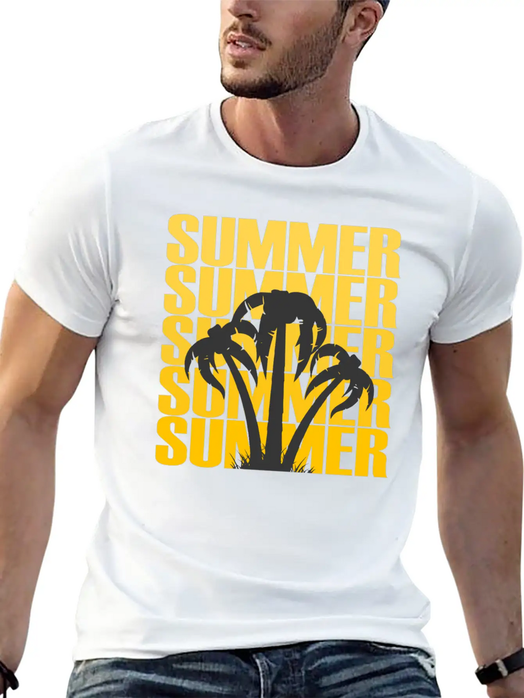 Summer Summer Summer Summer Summer Sun Gift Basic Graphic T-Shirt – Daily Comfort In Soft Cotton