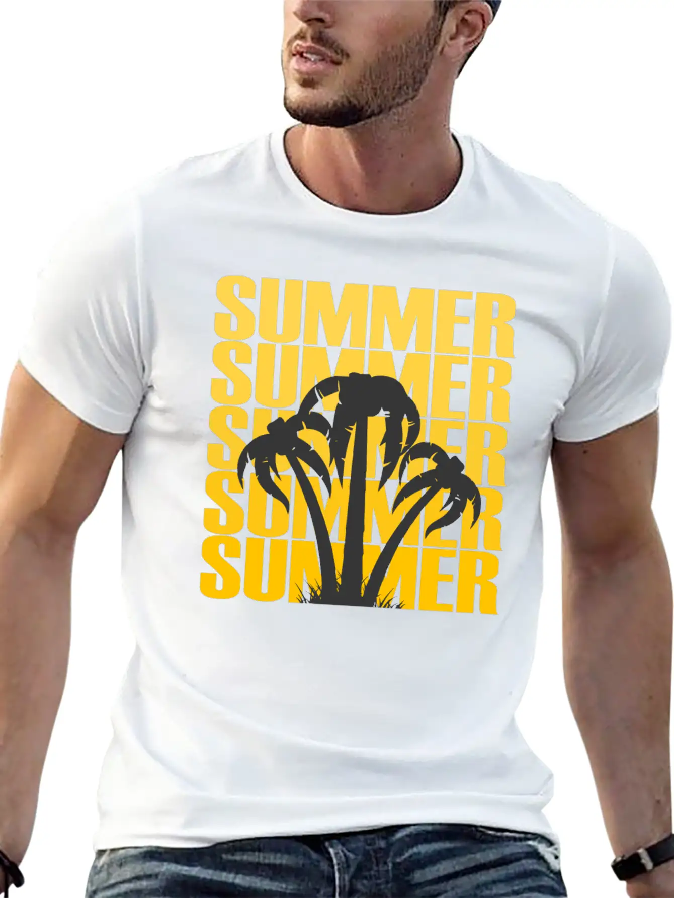 Summer Summer Summer Summer Summer Sun Gift Basic Graphic T-Shirt – Daily Comfort In Soft Cotton