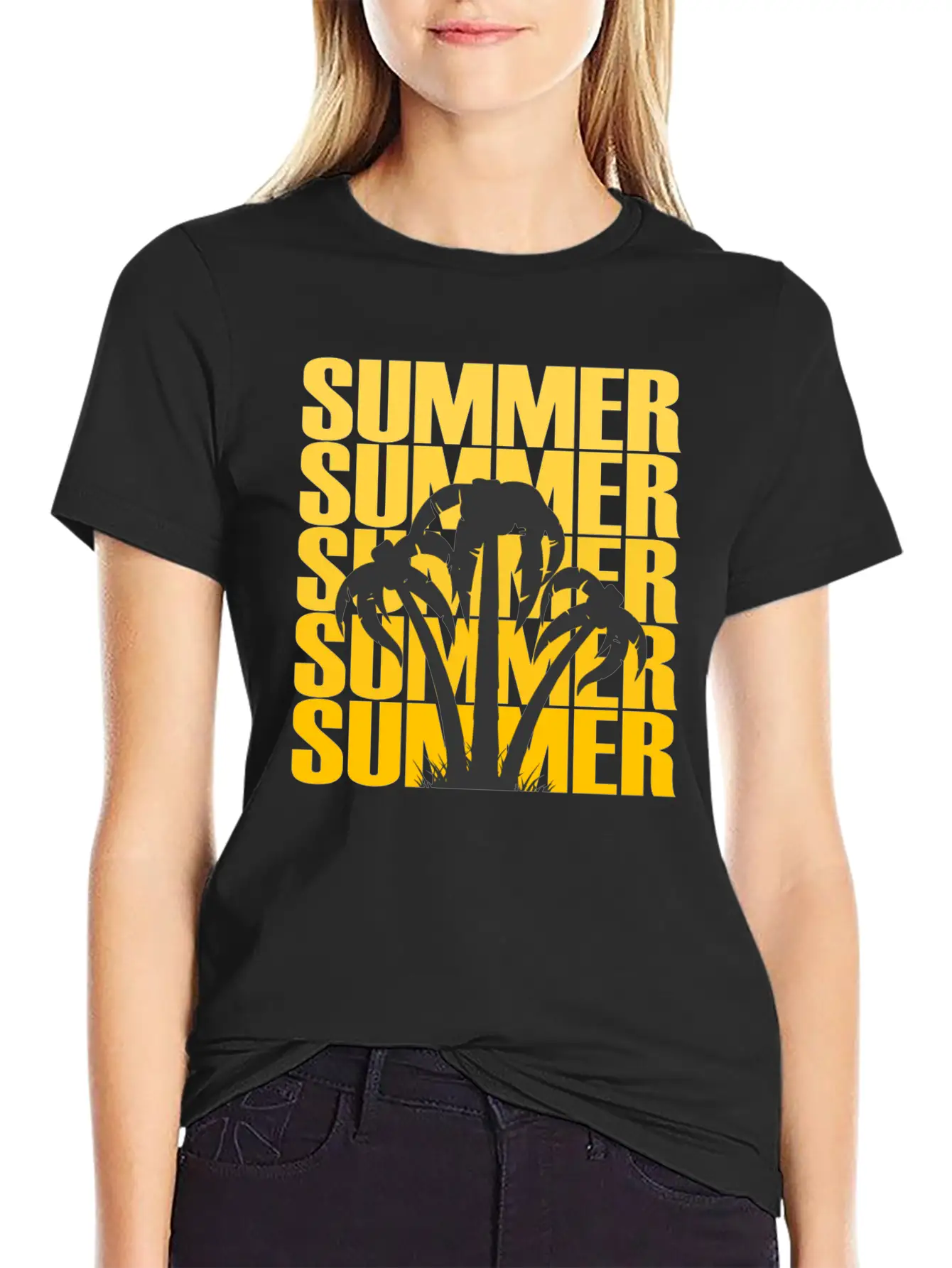 Summer Summer Summer Summer Summer Sun Gift Basic Graphic T-Shirt – Daily Comfort In Soft Cotton