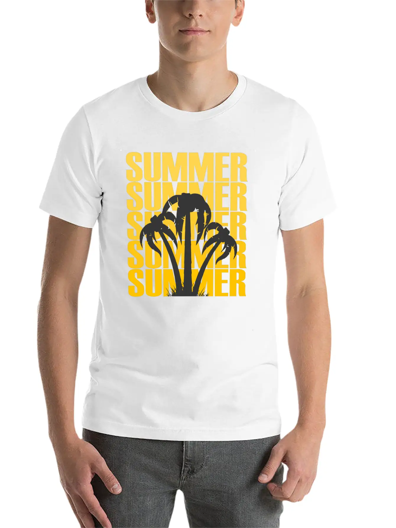 Summer Summer Summer Summer Summer Sun Gift Basic Graphic T-Shirt – Daily Comfort In Soft Cotton