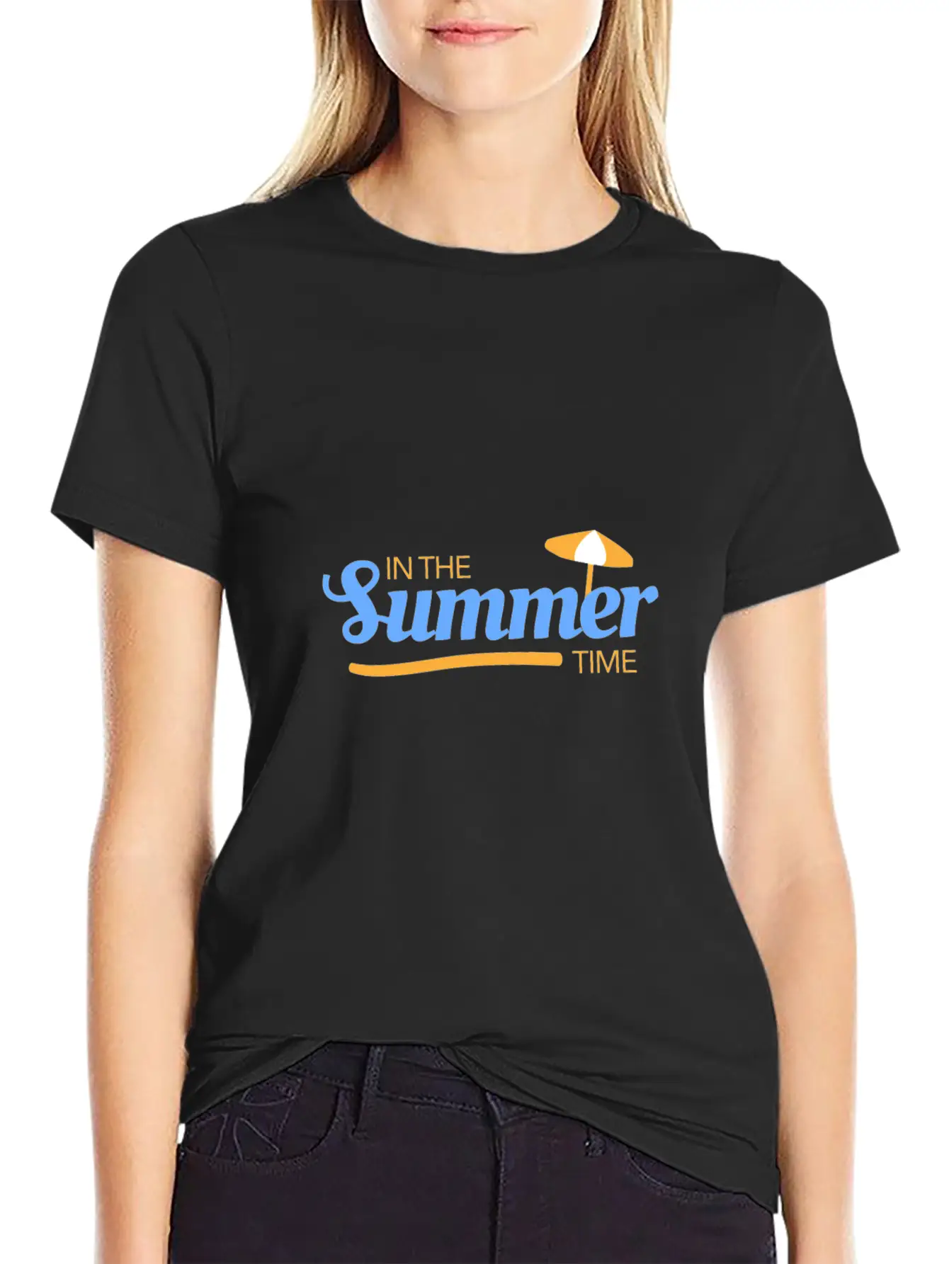 Summer Time Basic Graphic T-Shirt – Daily Comfort In Soft Cotton