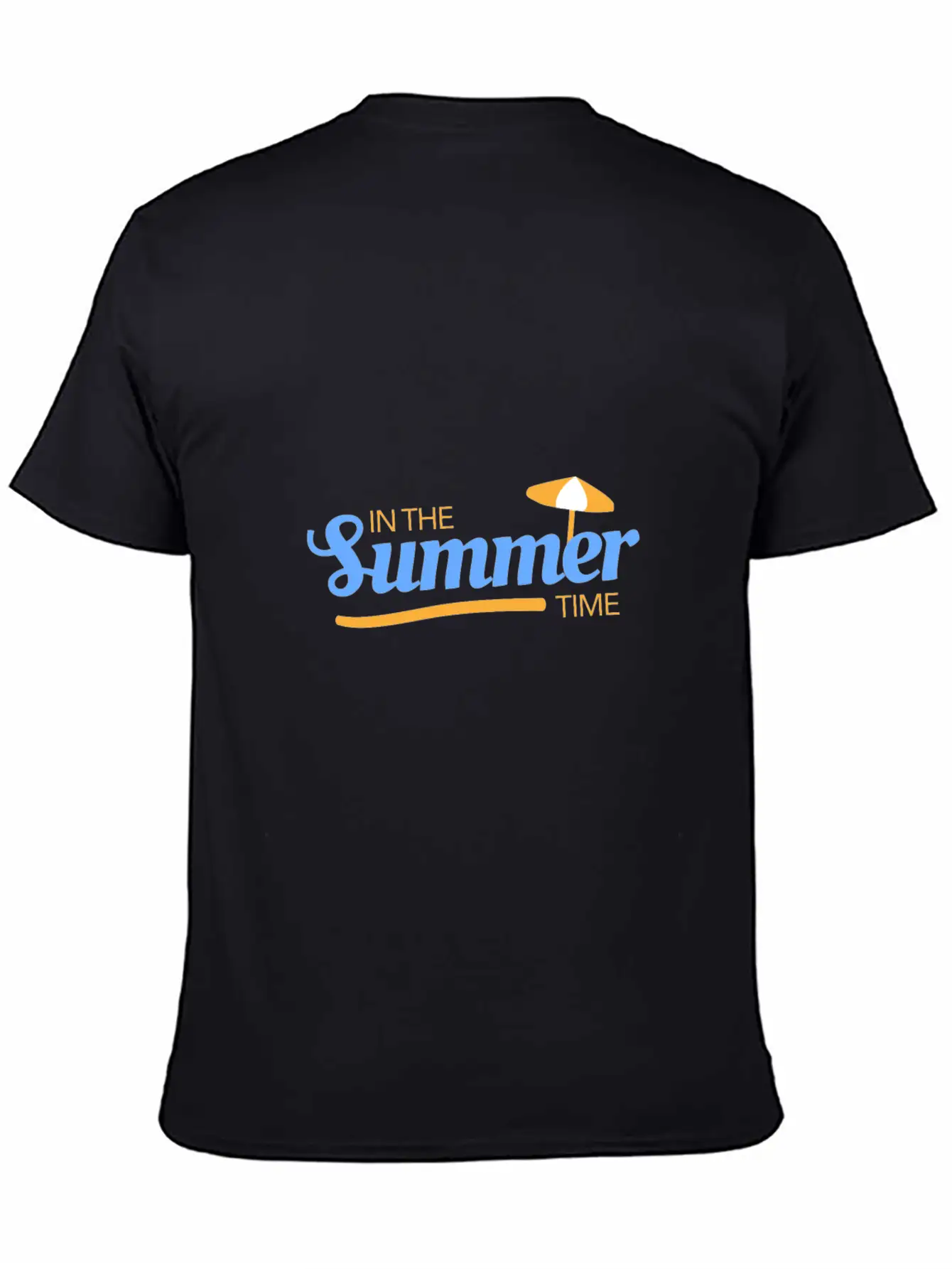 Summer Time Basic Graphic T-Shirt – Daily Comfort In Soft Cotton