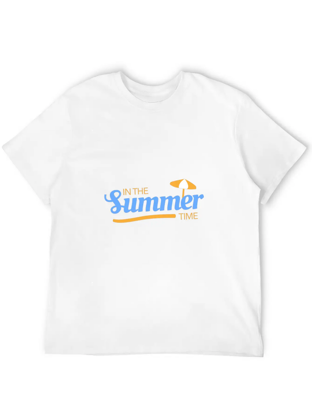 Summer Time Basic Graphic T-Shirt – Daily Comfort In Soft Cotton