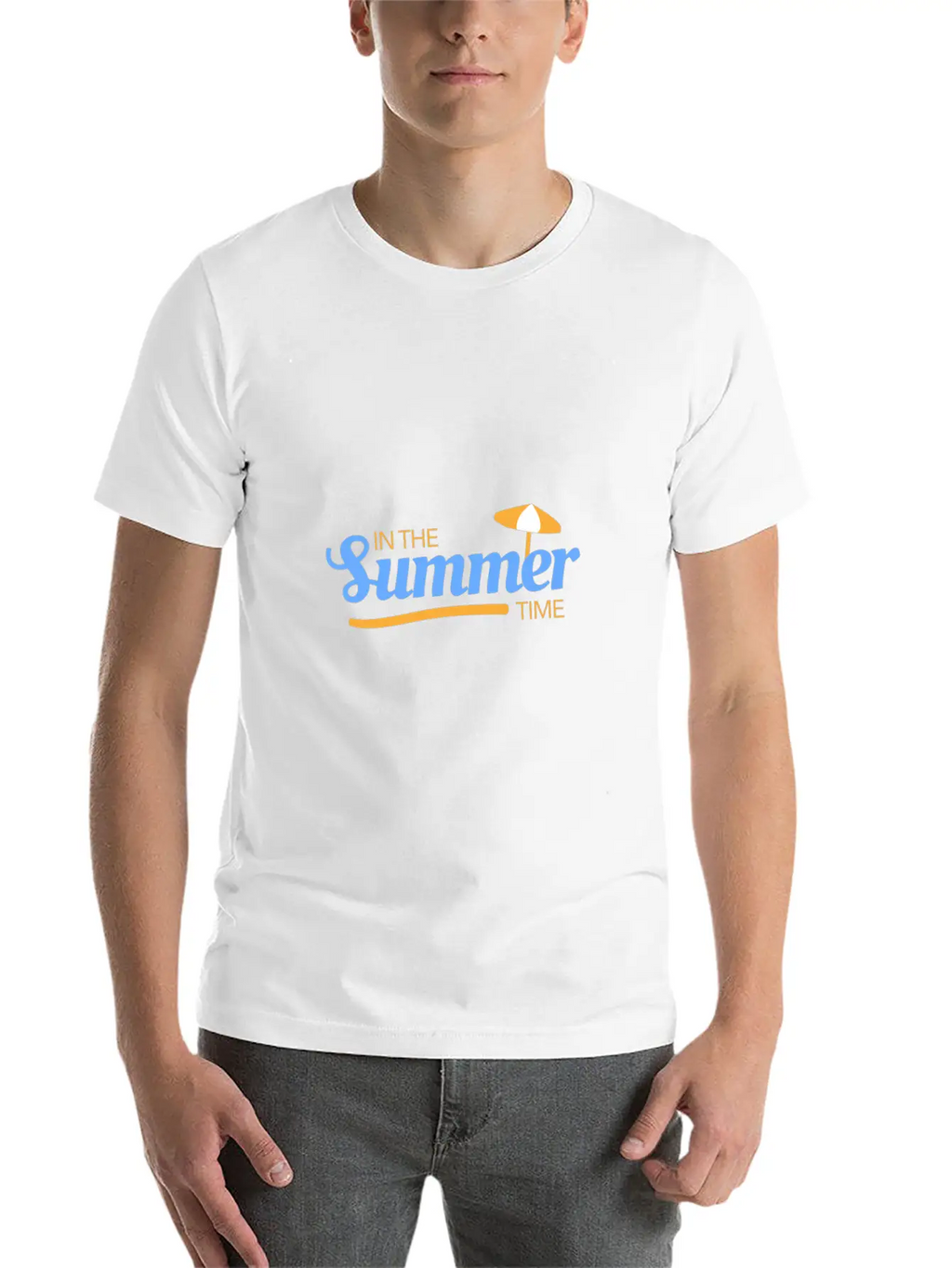 Summer Time Basic Graphic T-Shirt – Daily Comfort In Soft Cotton