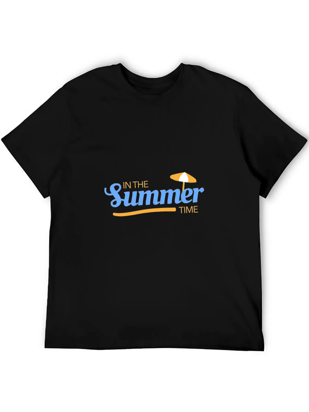 Summer Time Basic Graphic T-Shirt – Daily Comfort In Soft Cotton