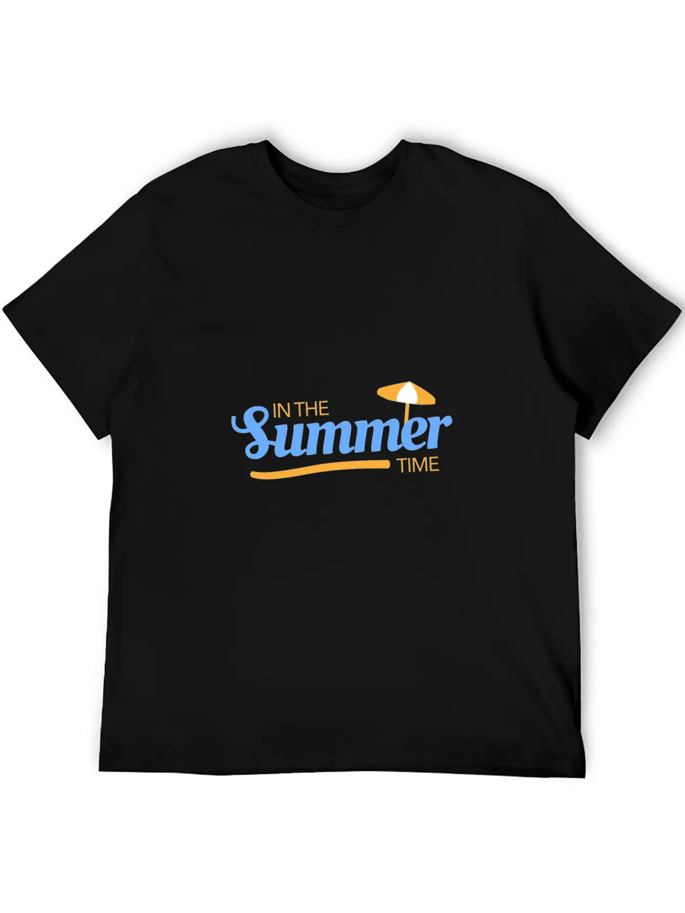 Summer Time Basic Graphic T-Shirt – Daily Comfort In Soft Cotton