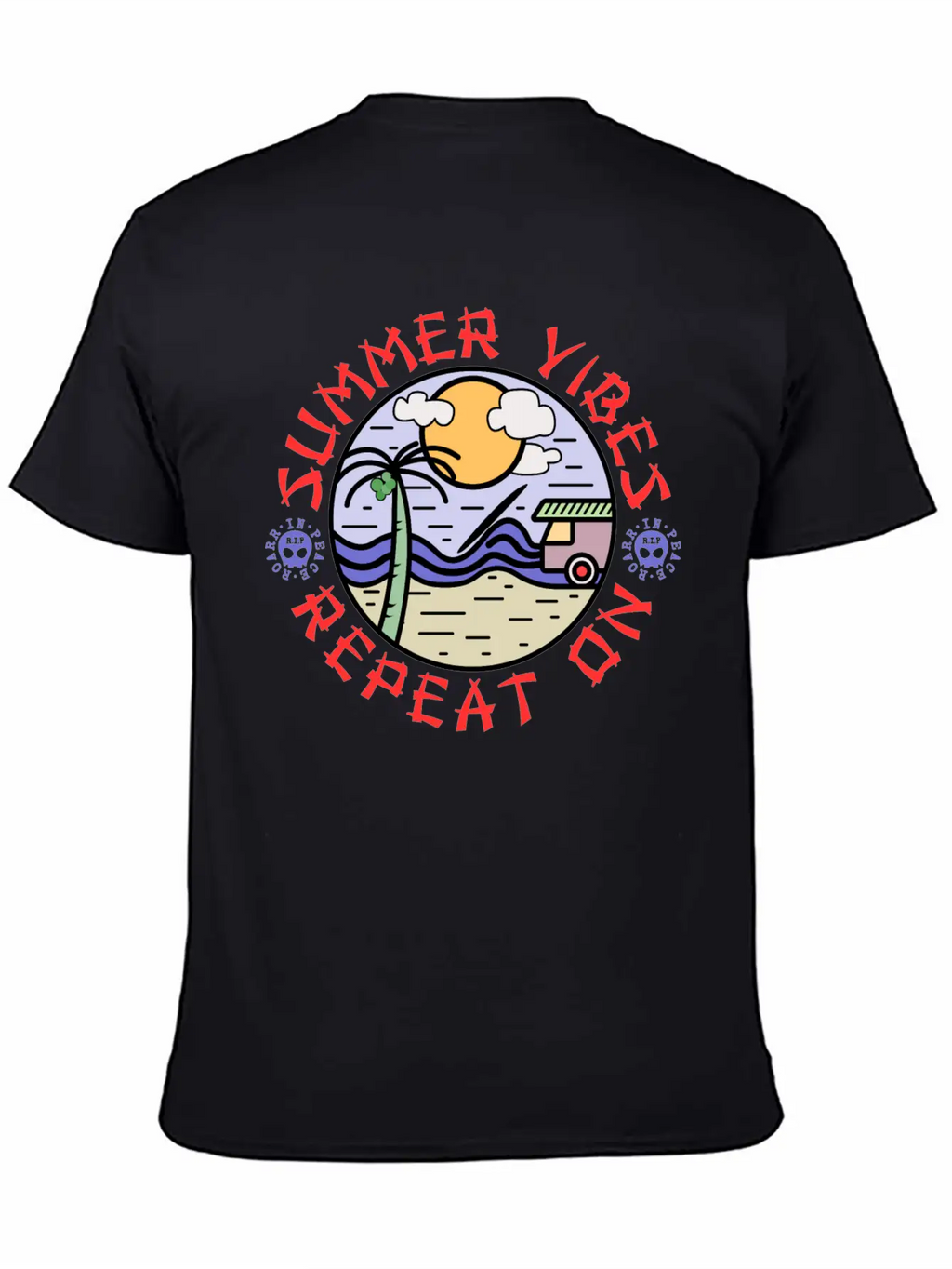Summer Vibes Modern Fit Casual T-Shirt – Clean And Versatile Design